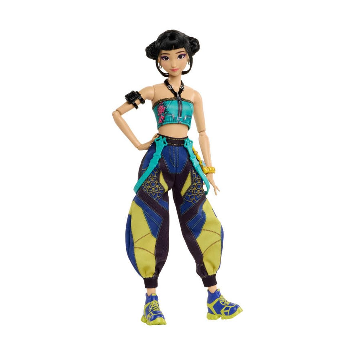 Muñeca K-Pop Zoey How It's Done HUNTR/X con conjunto de actuación y accesorio de cuchillas espirituales Mattel 6