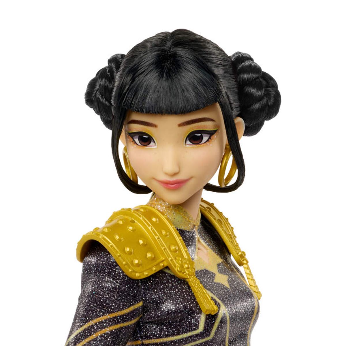 Muñeca K-Pop Zoey Golden cantante con conjunto característico extraíble y 5 puntos de articulación Mattel 2