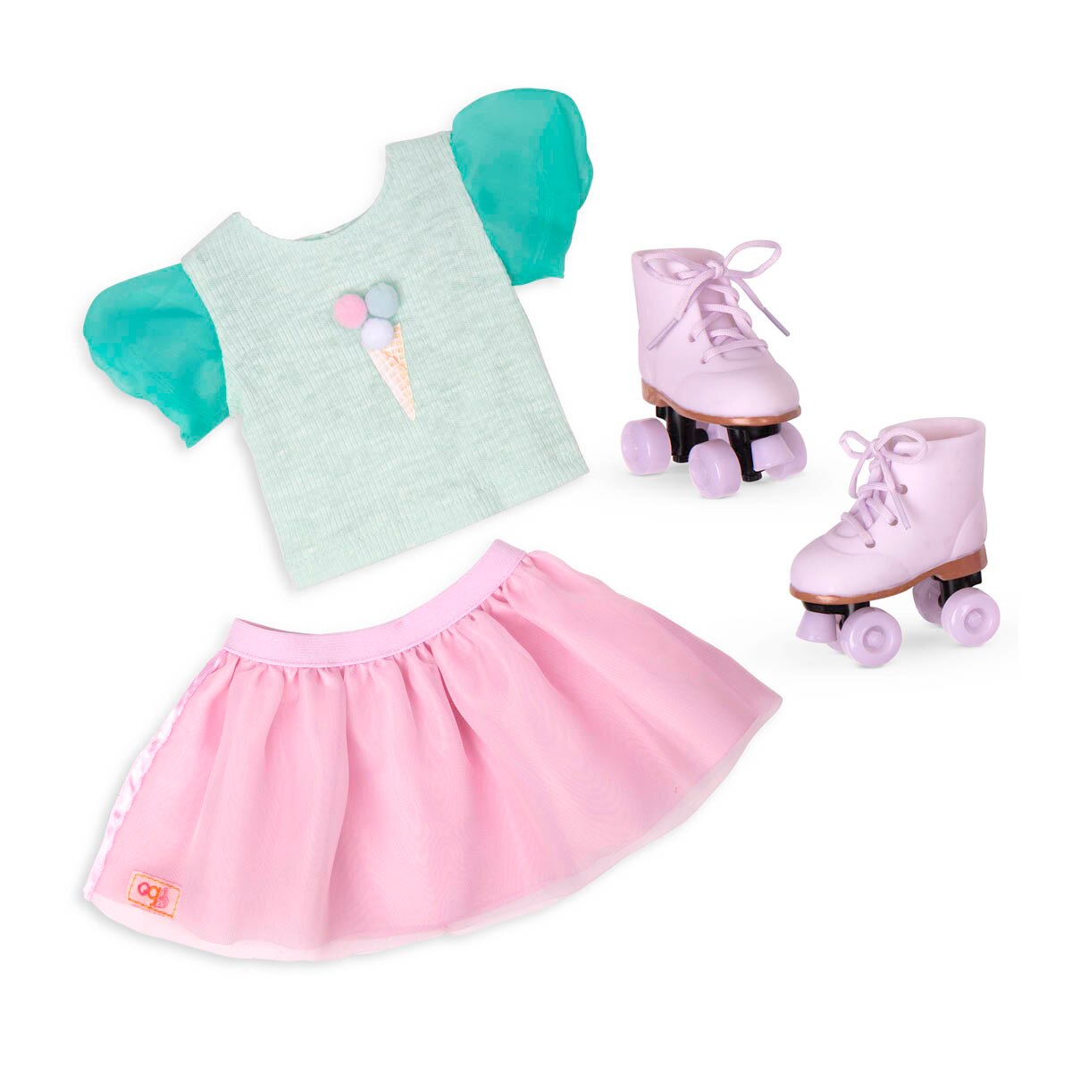 Outfit helado con patines Our Generation 1