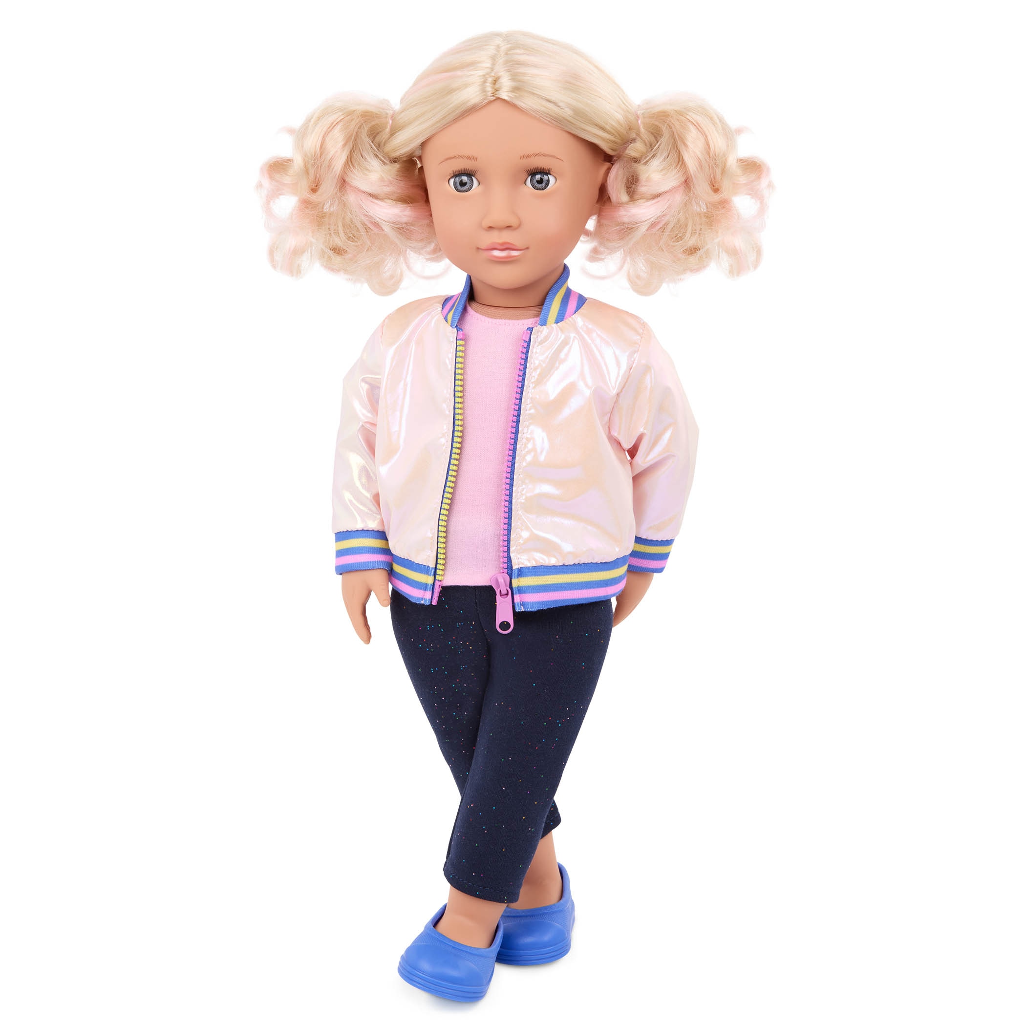 Ropa de muñeca Outfit Edgy con chaqueta y leggings Our Generation 3