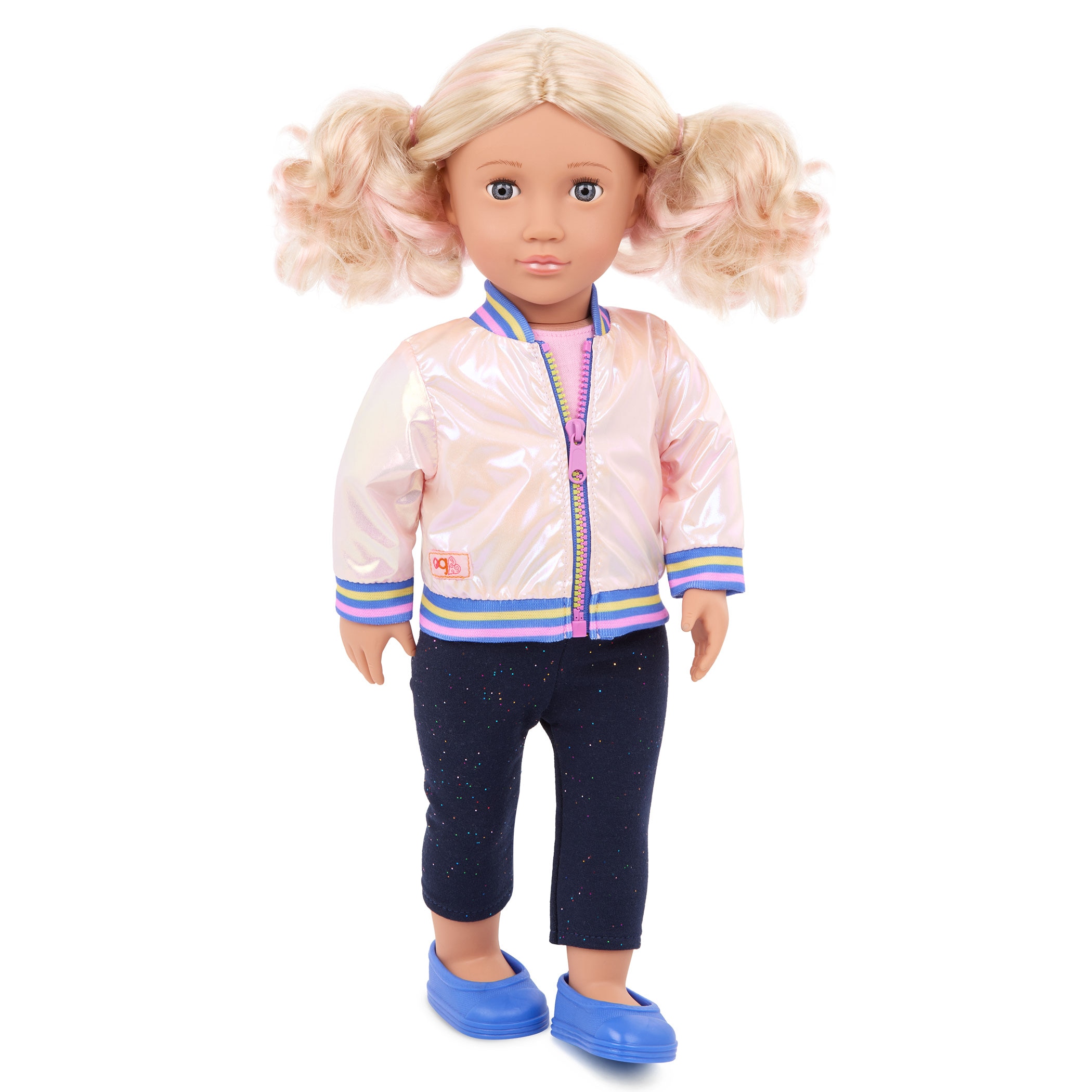 Ropa de muñeca Outfit Edgy con chaqueta y leggings Our Generation 4