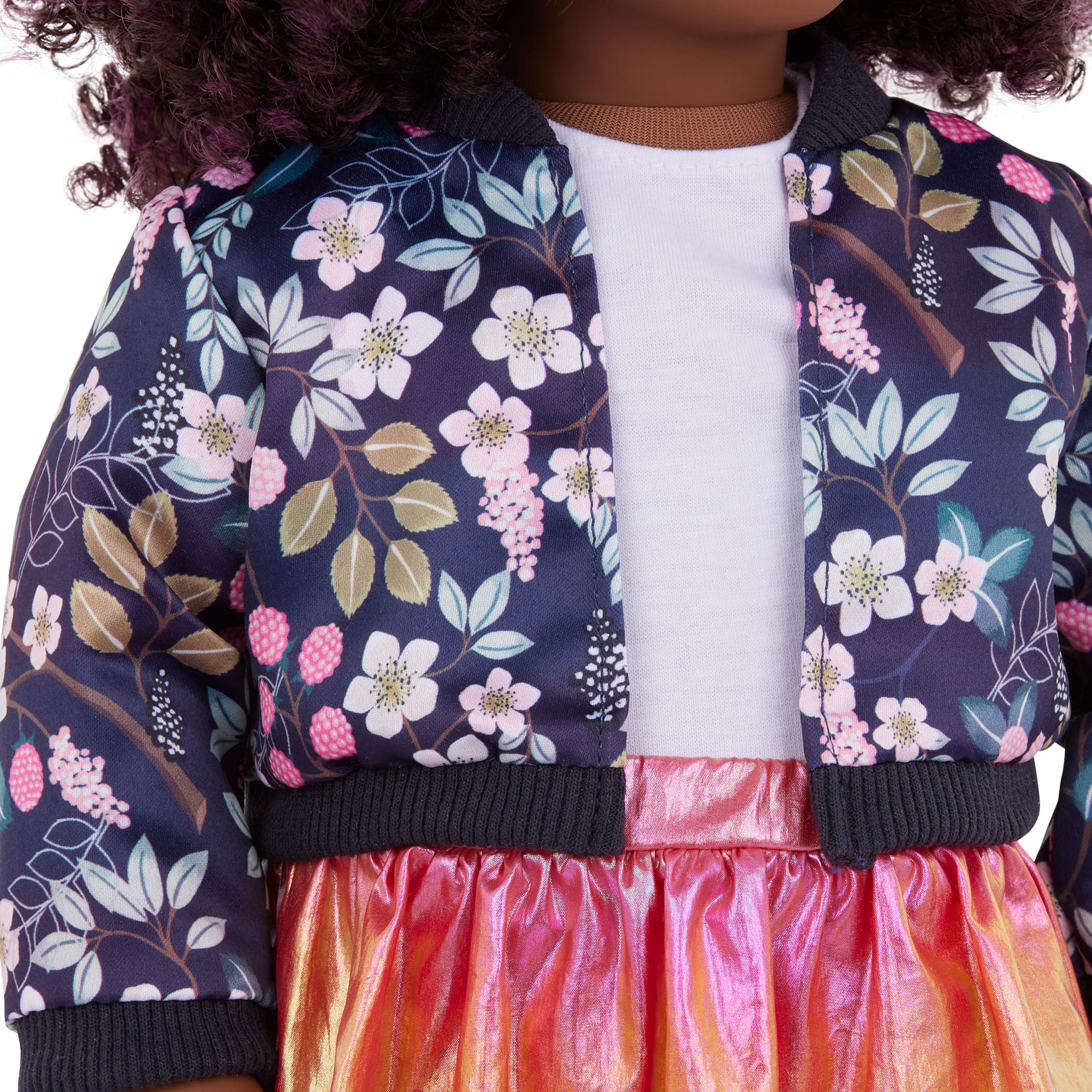 Ropa de muñeca Outfit Chaqueta floral y falda Our Generation 2