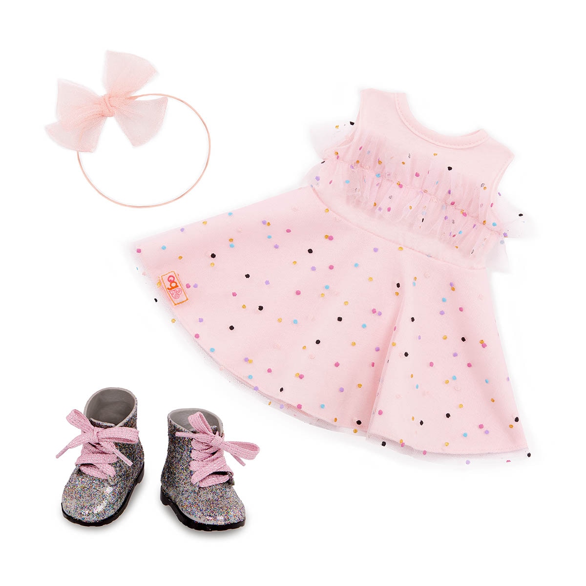 Imagen 0 de Ropa de muñeca Outfit Vestido con botas Our Generation