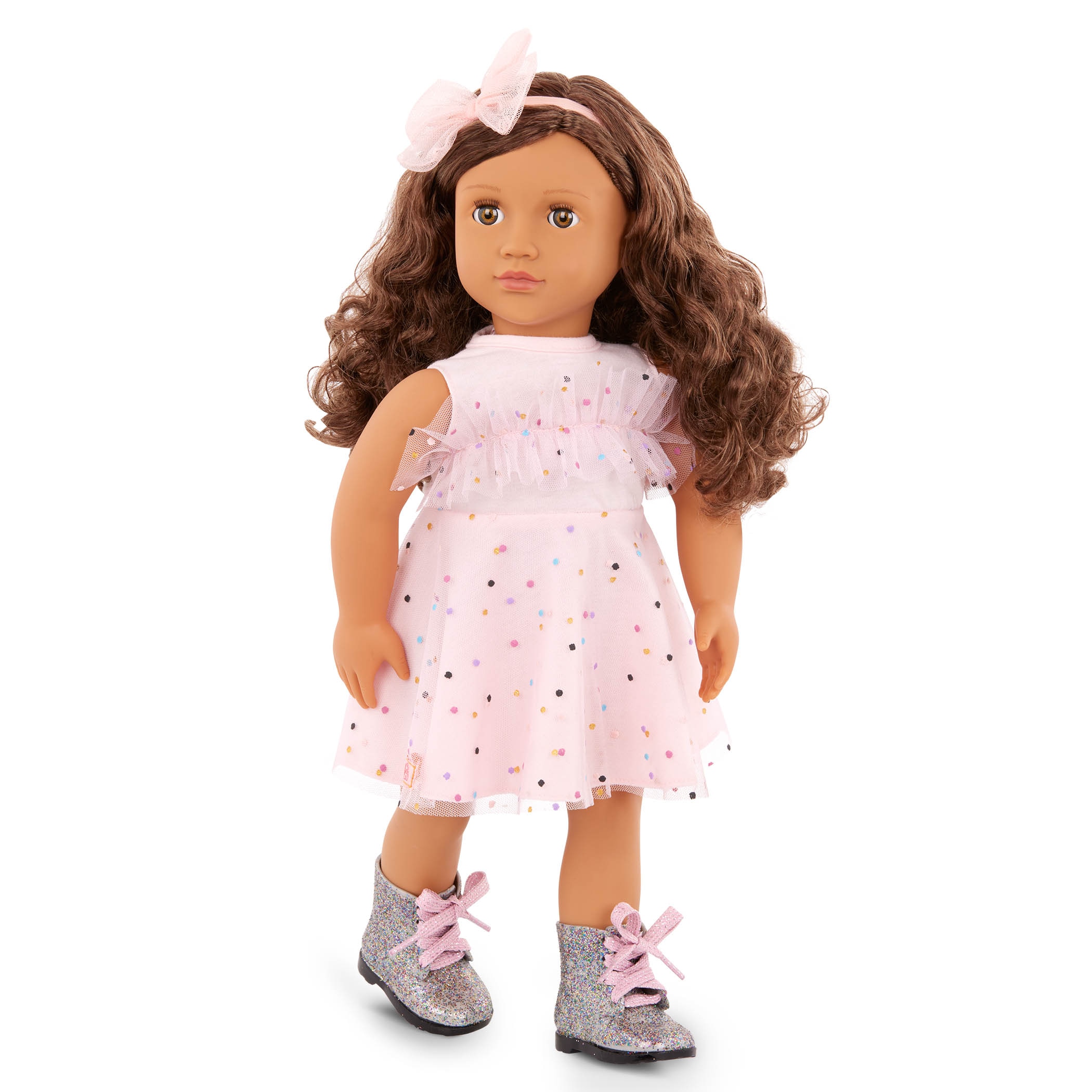 Ropa de muñeca Outfit Vestido con botas Our Generation 3
