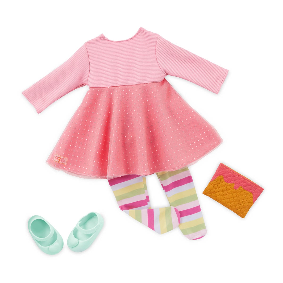 Imagen 0 de Ropa de muñeca Outfit Vestido con leggings Our Generation