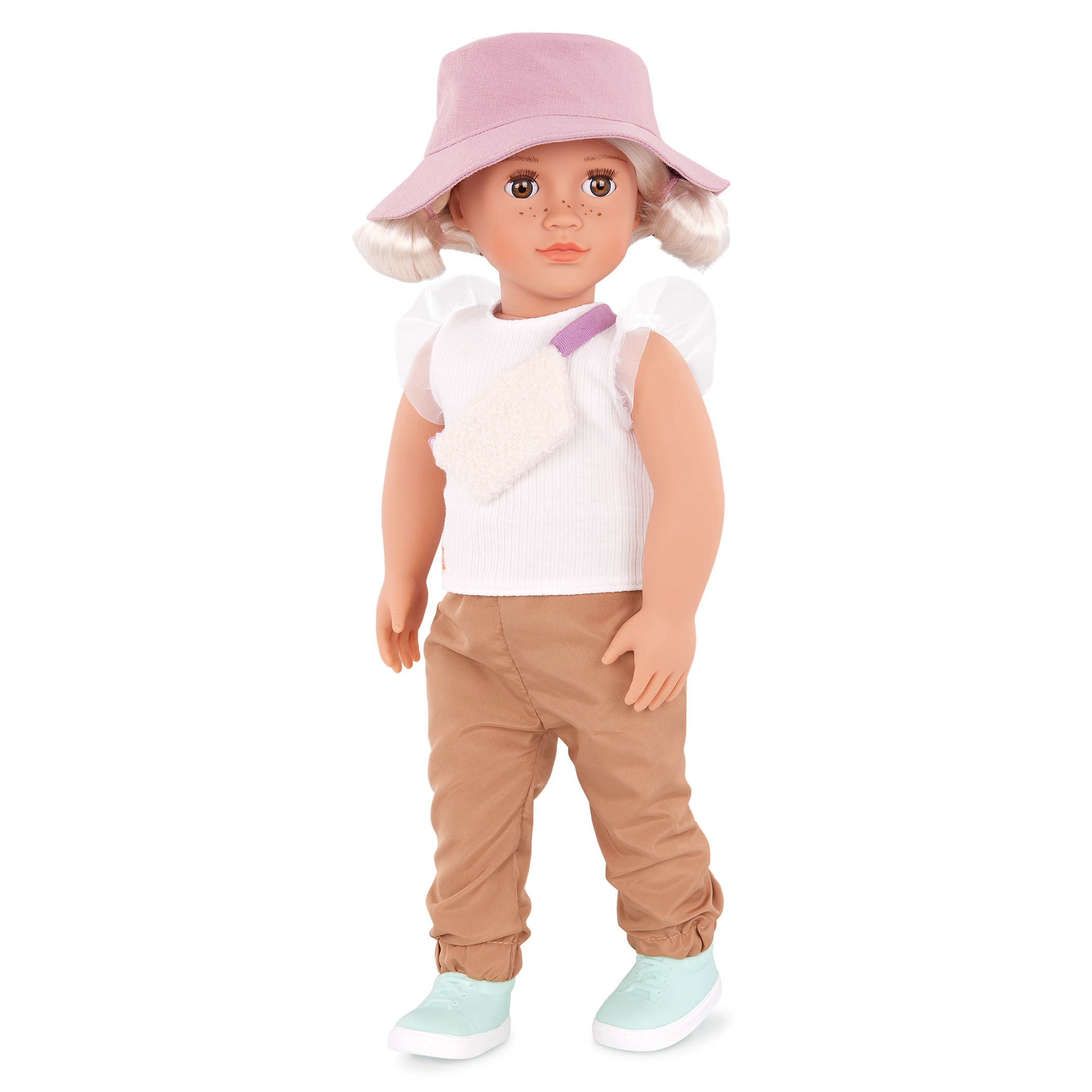Ropa de muñeca Outfit Sombrero y pantalones cargo Our Generation 3
