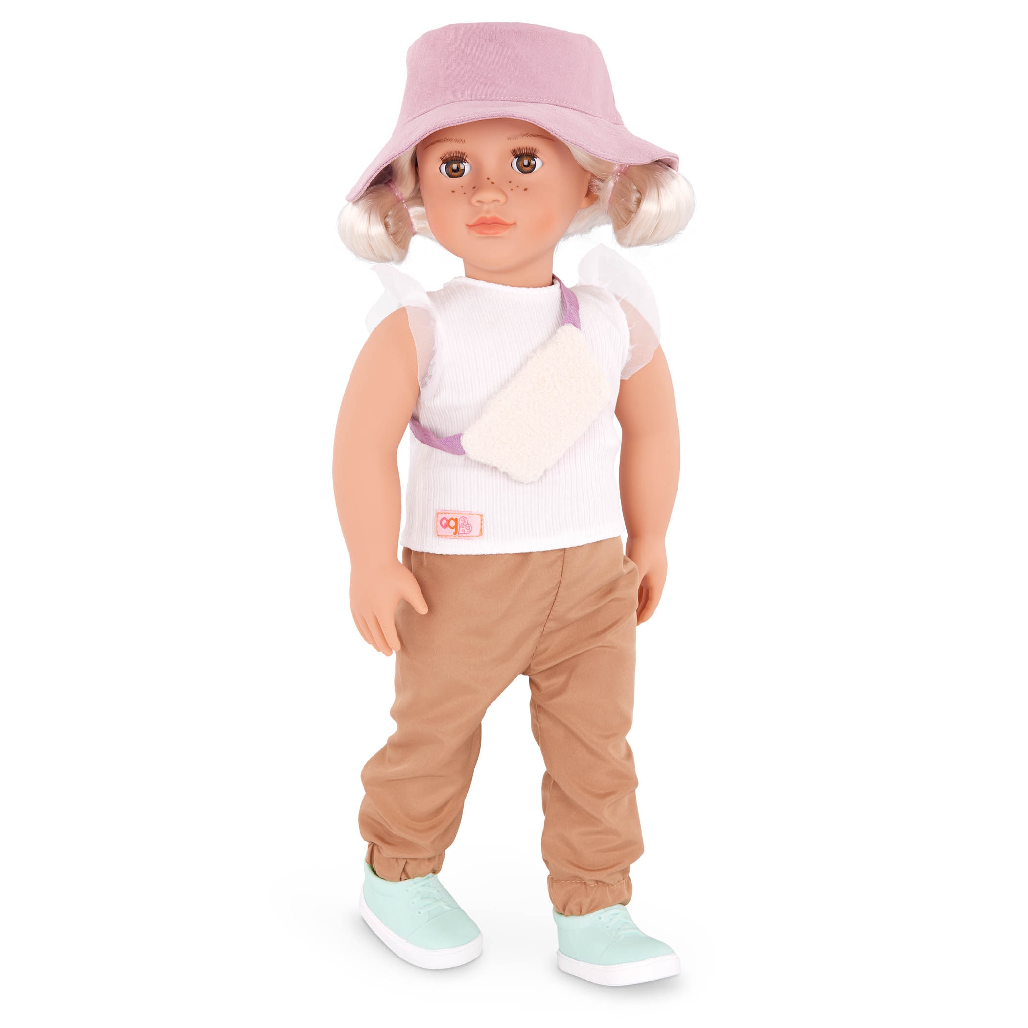 Ropa de muñeca Outfit Sombrero y pantalones cargo Our Generation 4