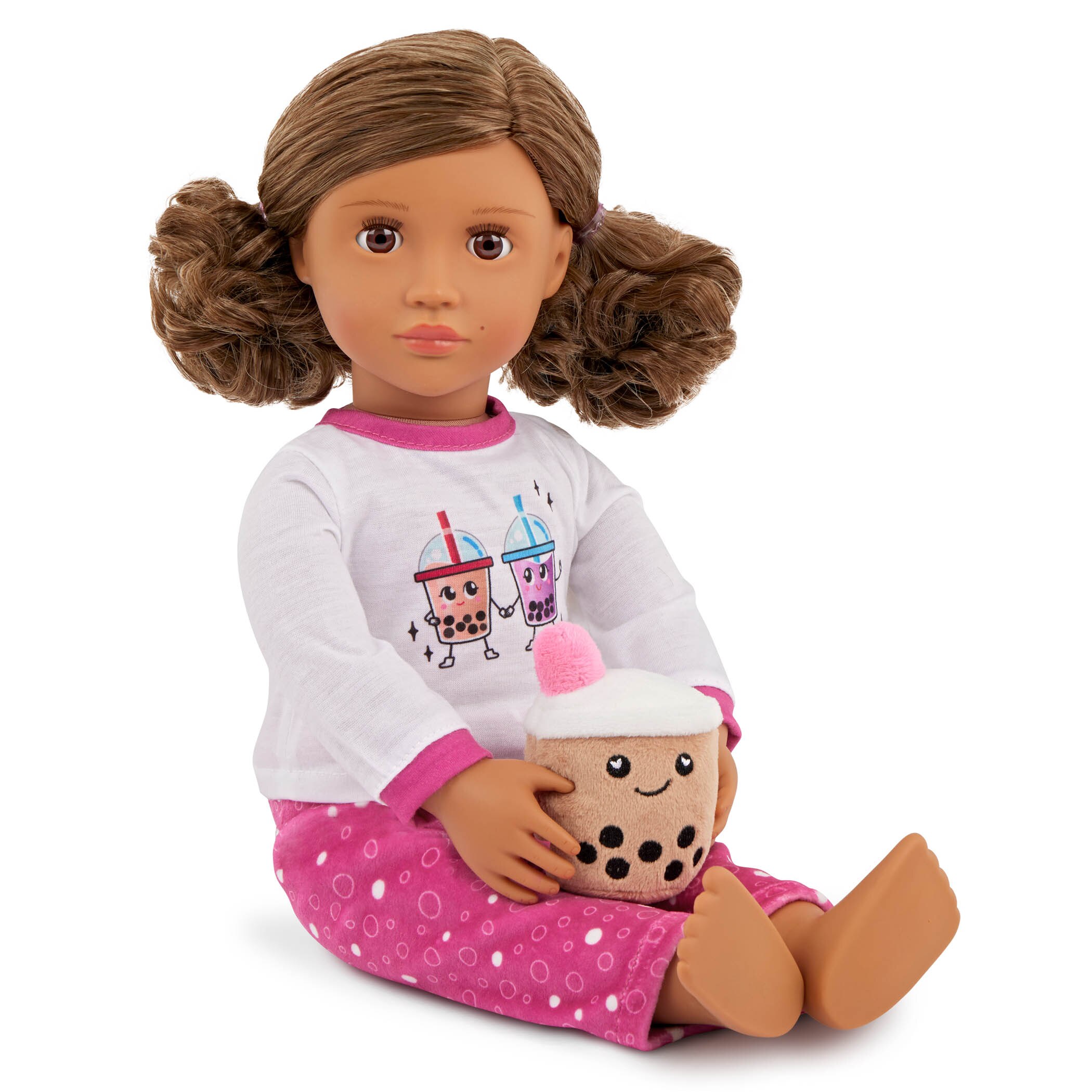 Ropa de muñeca Outfit Pijama con peluche Our Generation 3