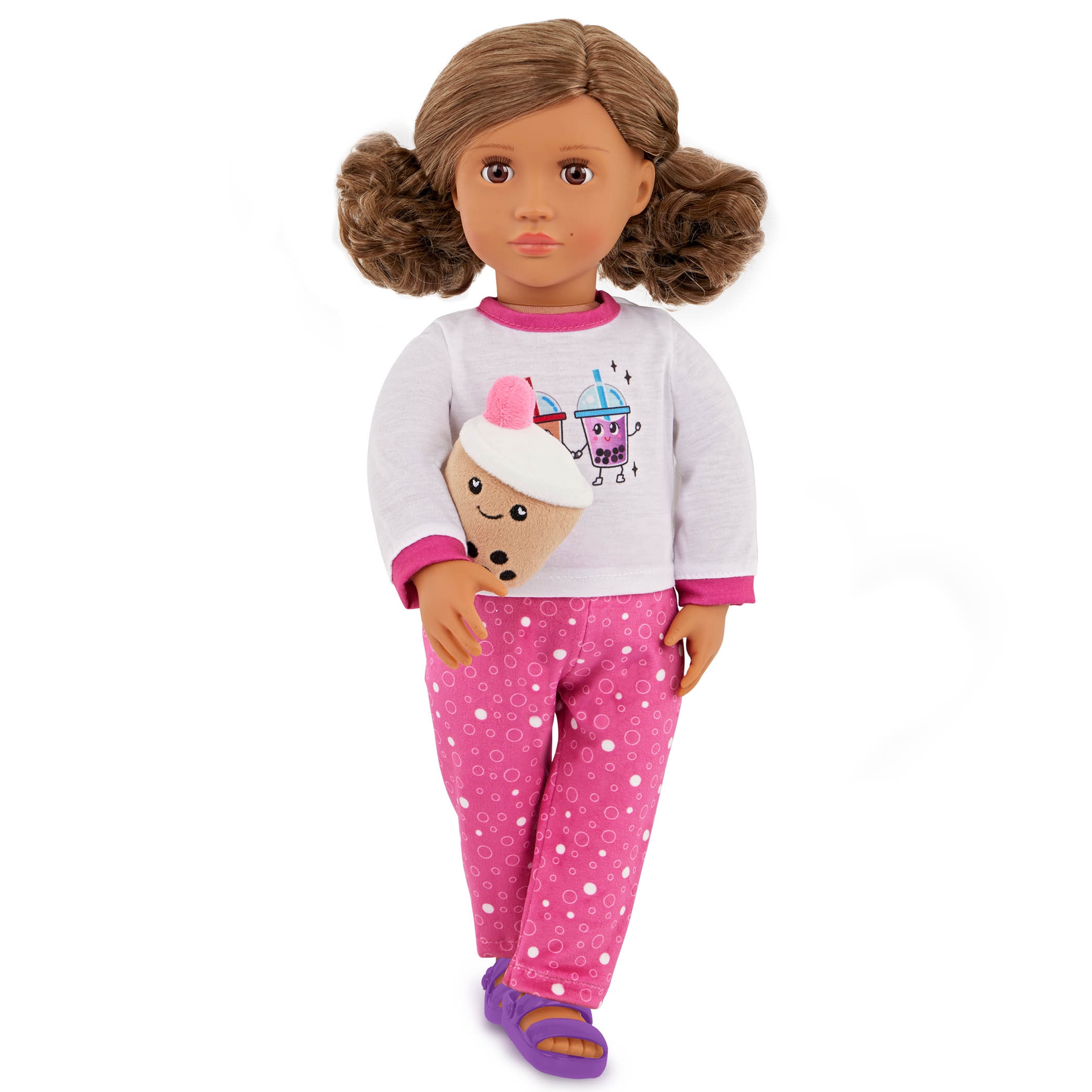 Ropa de muñeca Outfit Pijama con peluche Our Generation 4