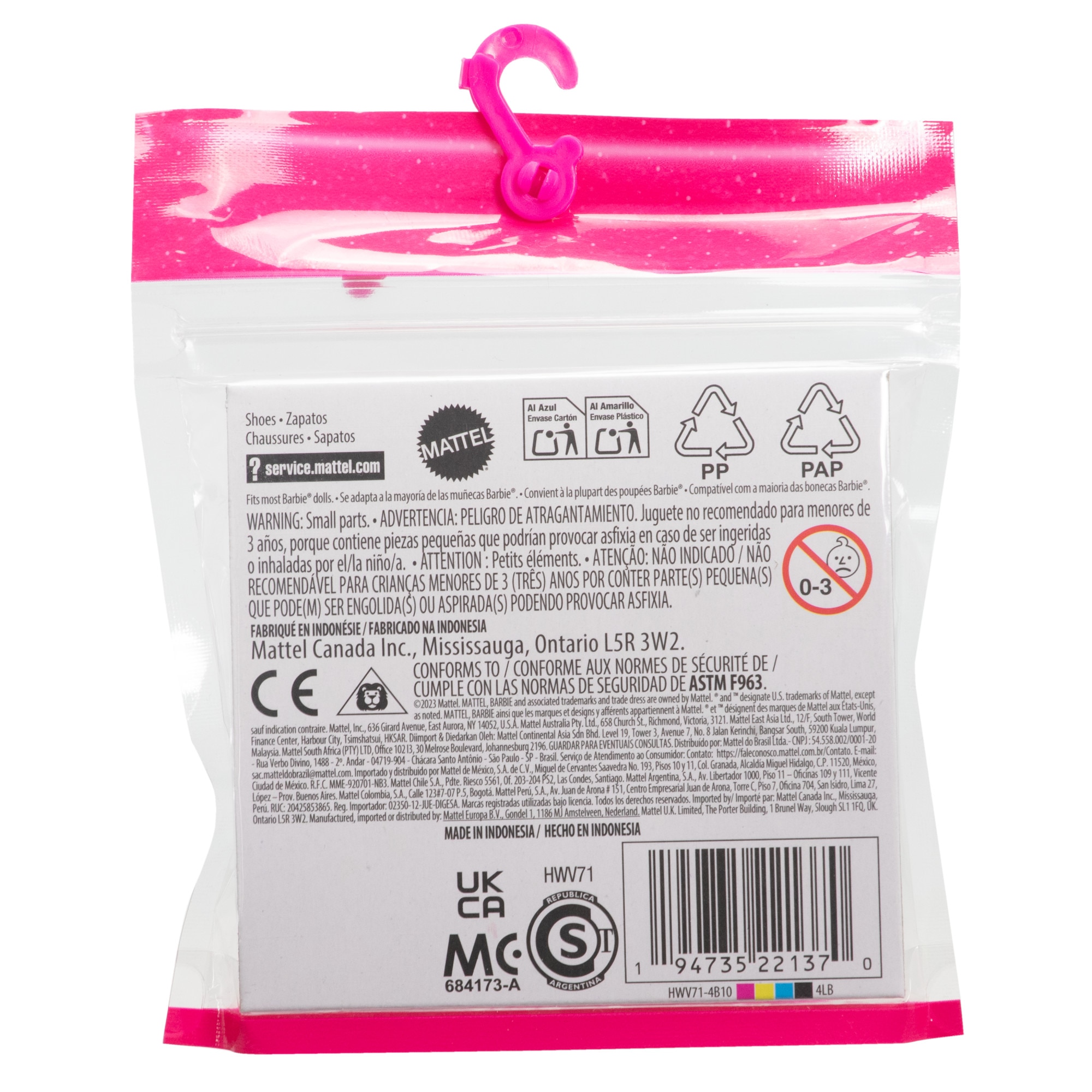 Pack de zapatos para Barbie 3