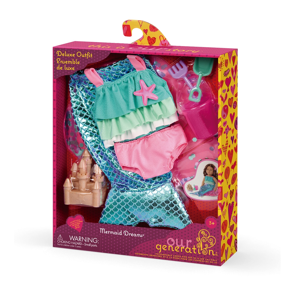 Imagen 0 de Outfit deluxe de Sirena con Flotador Our Generation