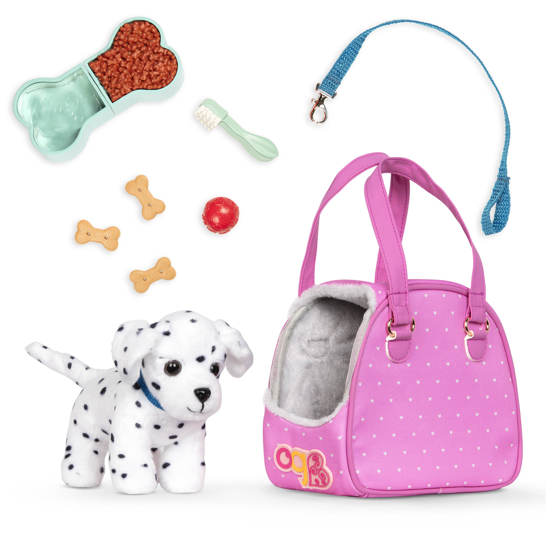 Perrito dalmata con bolso y accesorios OUR GENERATION 2