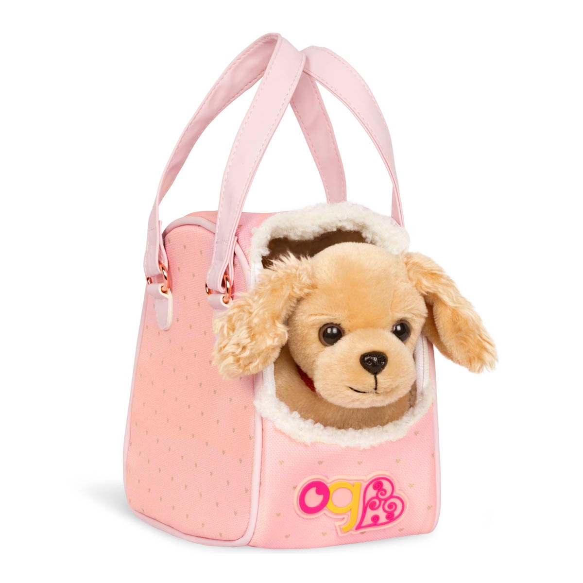 Imagen 0 de Perrito cocker Spaniel con bolso y accesorios OUR GENERATION