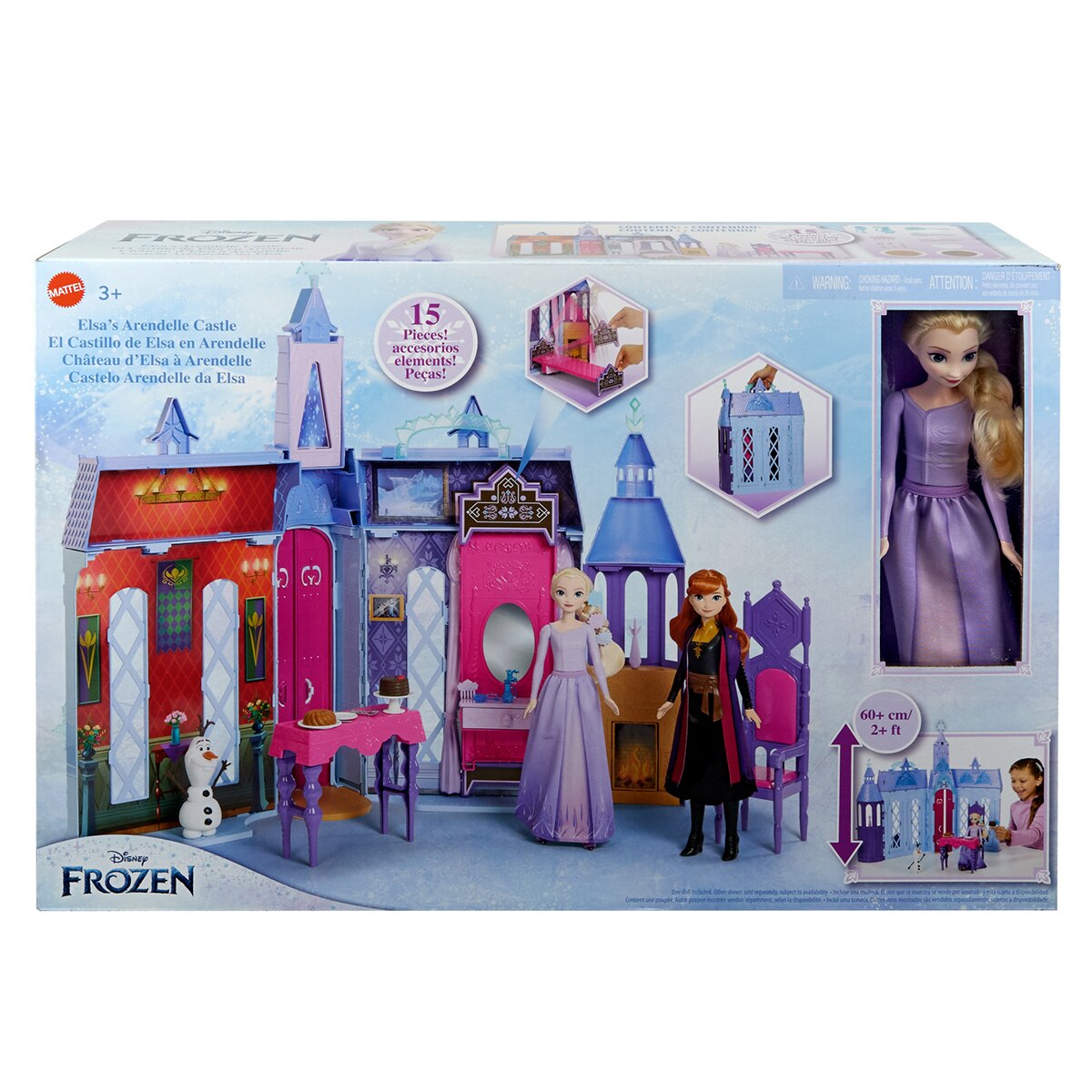 Disney Frozen Casa de muñecas Castillo de Arendelle Mattel 7