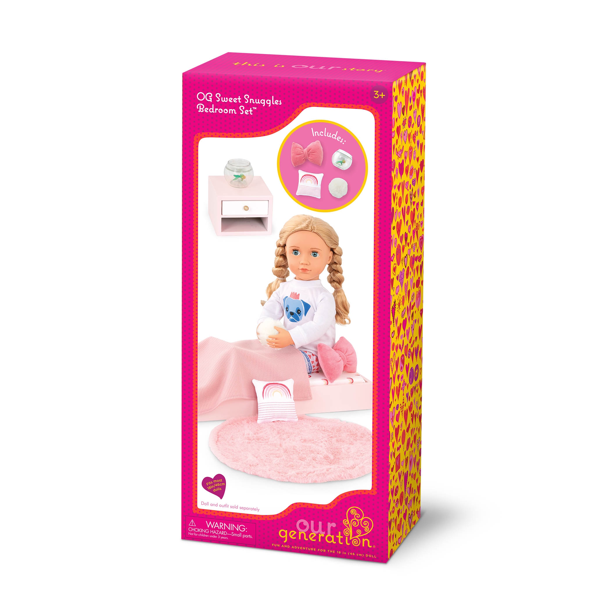 Set Dormitorio de madera Our Generation 7