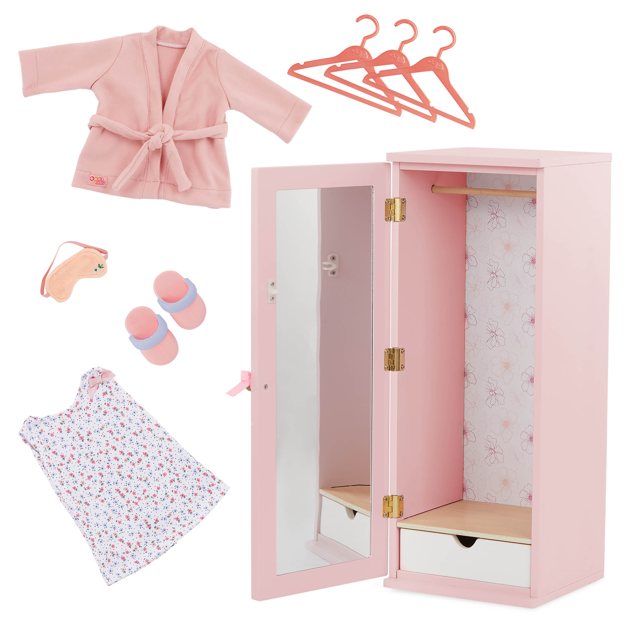 Set armario de madera Our Generation 2