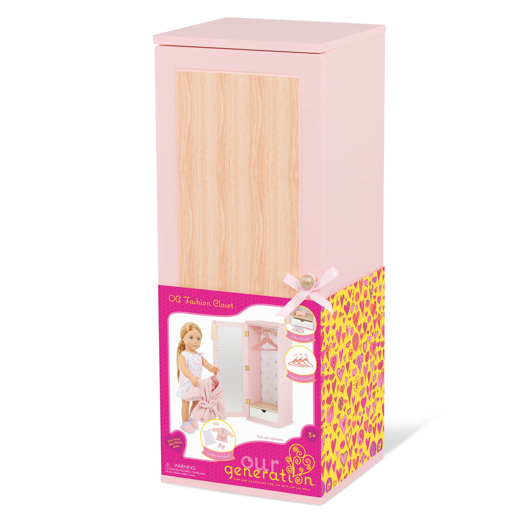 Set armario de madera Our Generation 6