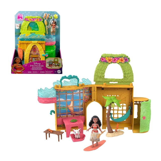 Casa de muñeca Storytime Stackers Vaiana Disney Princesas Mattel