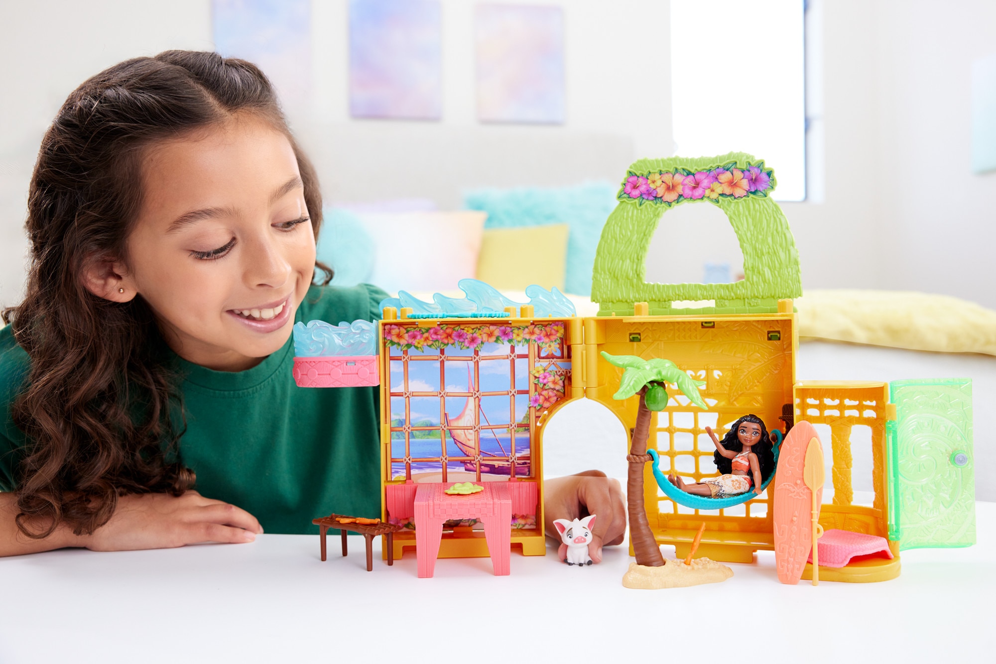 Casa de muñeca Storytime Stackers Vaiana Disney Princesas Mattel 3