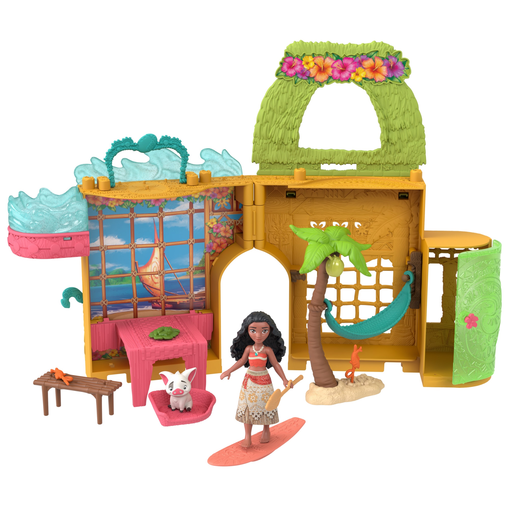 Casa de muñeca Storytime Stackers Vaiana Disney Princesas Mattel 5