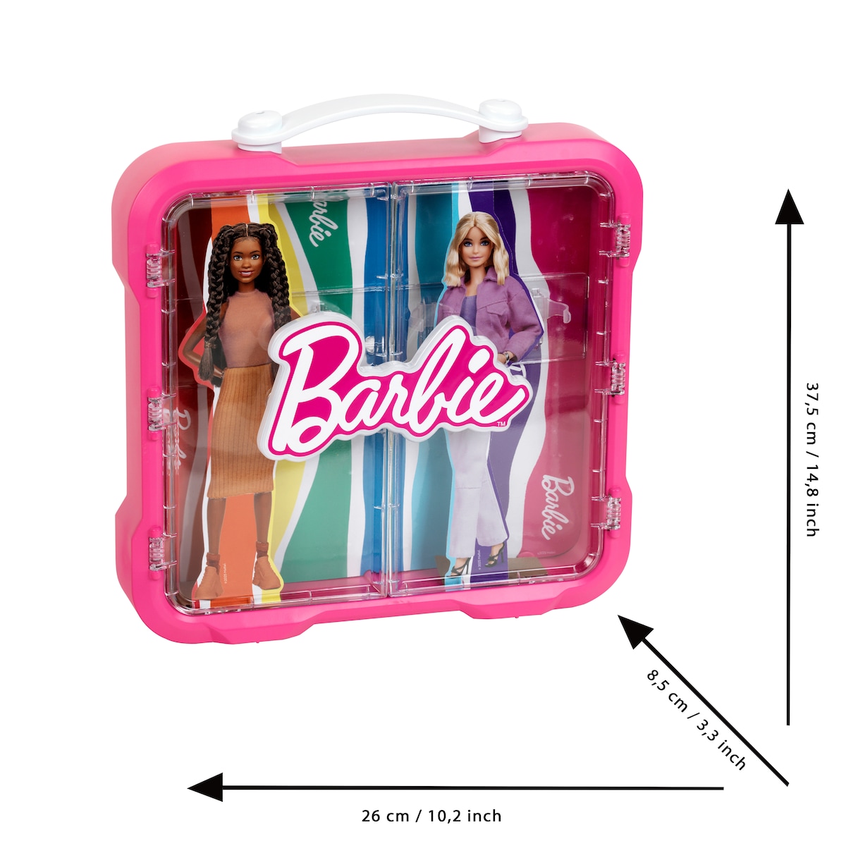 Maletín Expositor para 4 muñecas Barbie 3