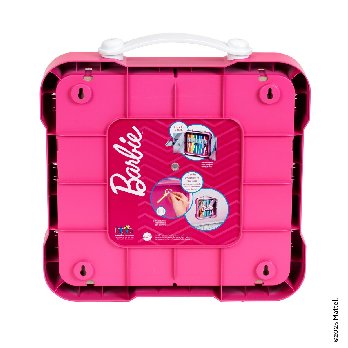 Maletín Expositor para 4 muñecas Barbie 5