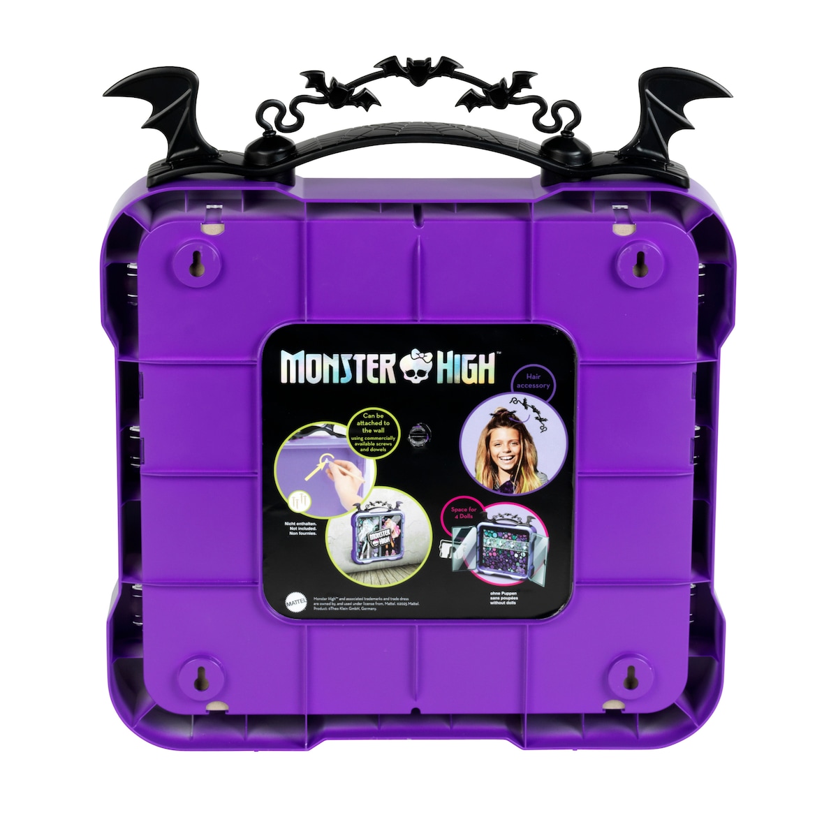 Maletín expositor para 4 muñecas Monster High 3