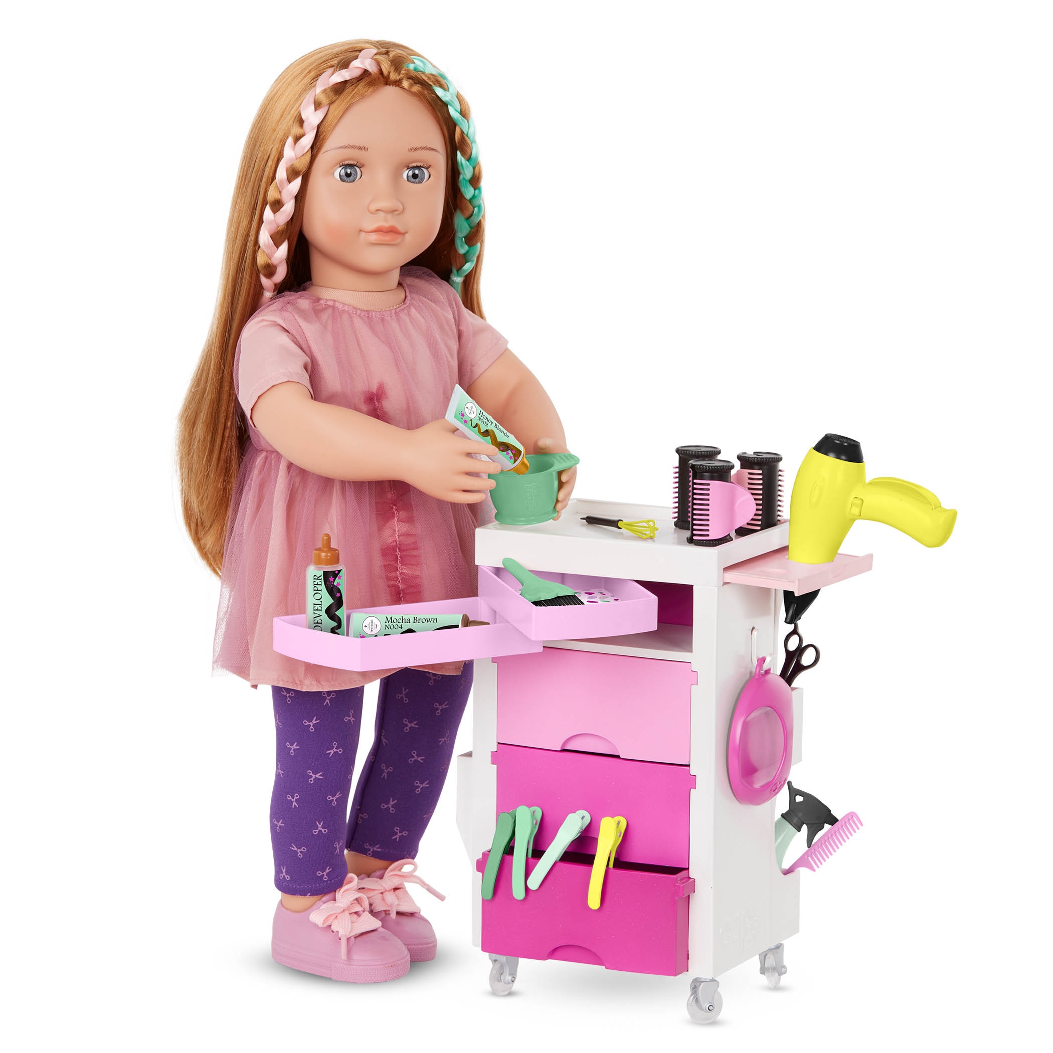 Carrito con Accesorios Peluqueria Our Generation 2