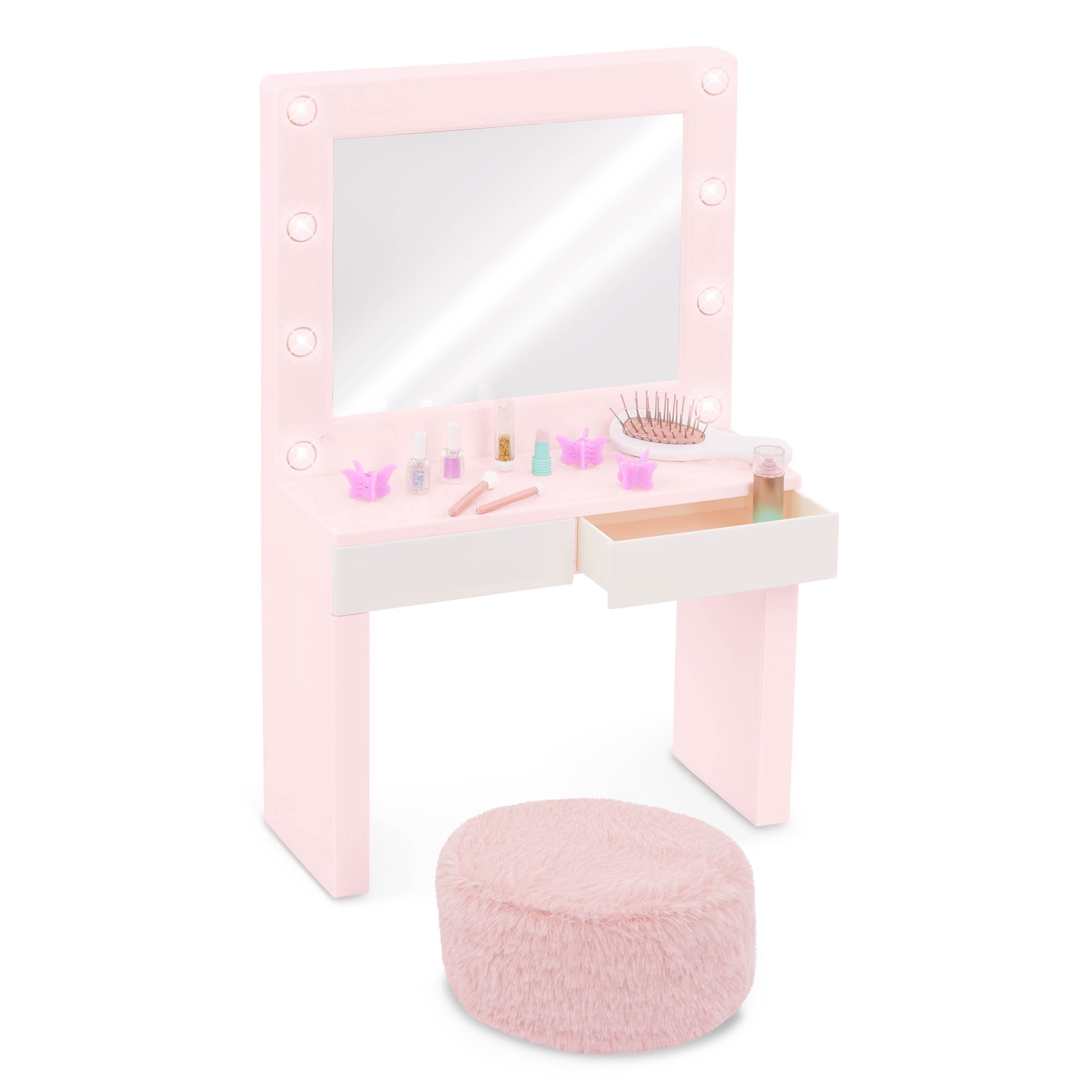 Set Tocador con Luces y Accesorios Our Generation 6