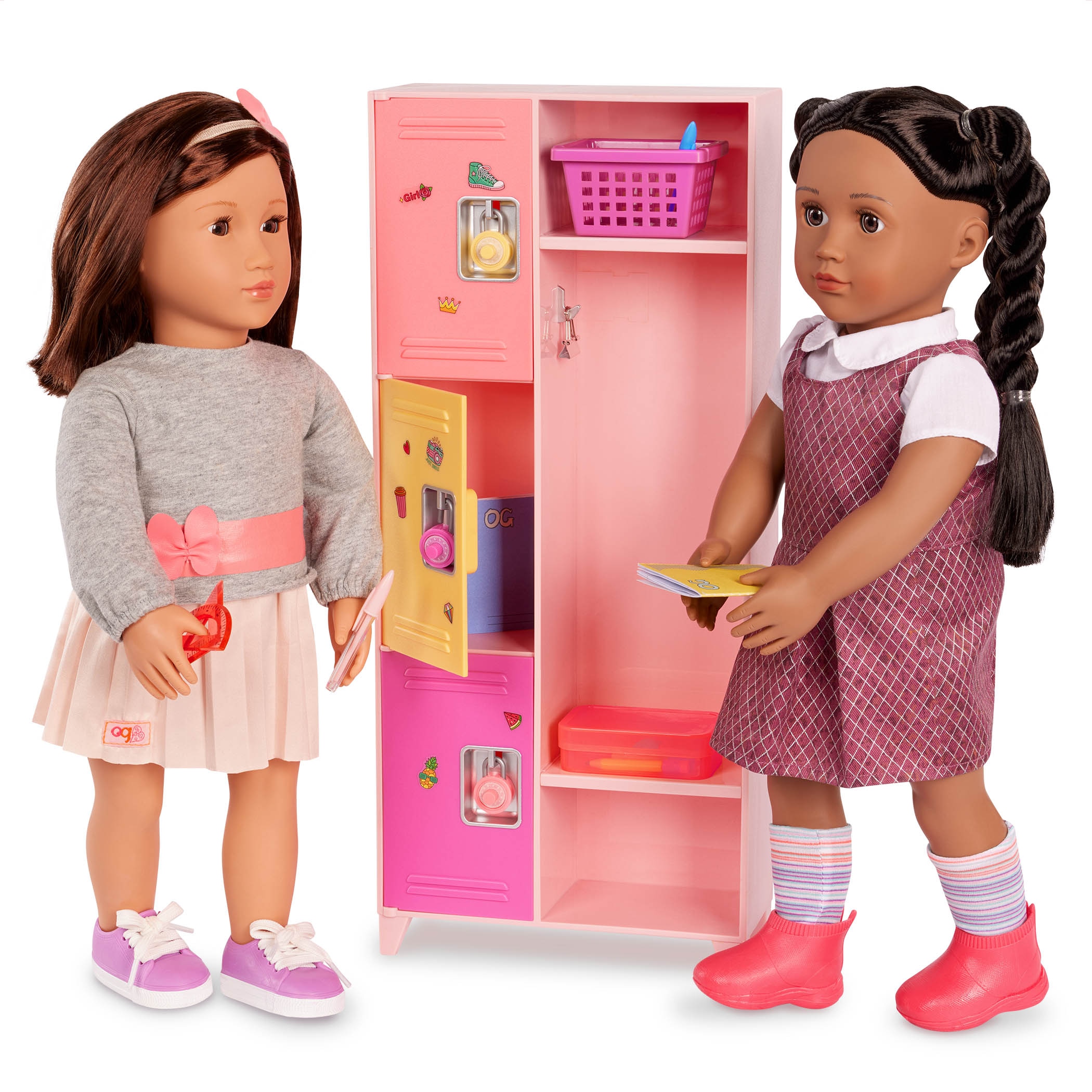 Set Casillero de Colegio y Accesorios Our Generation 4