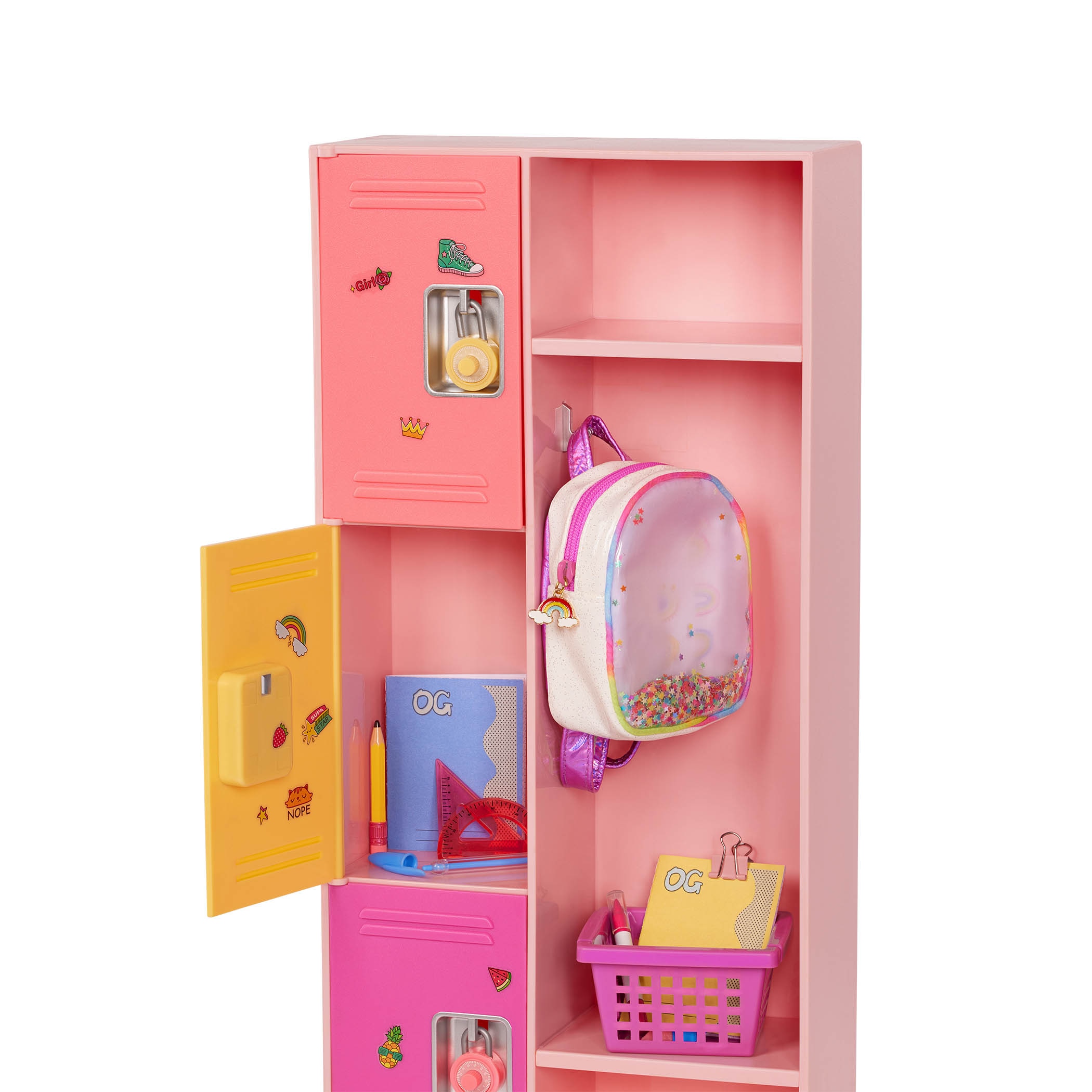 Set Casillero de Colegio y Accesorios Our Generation 6