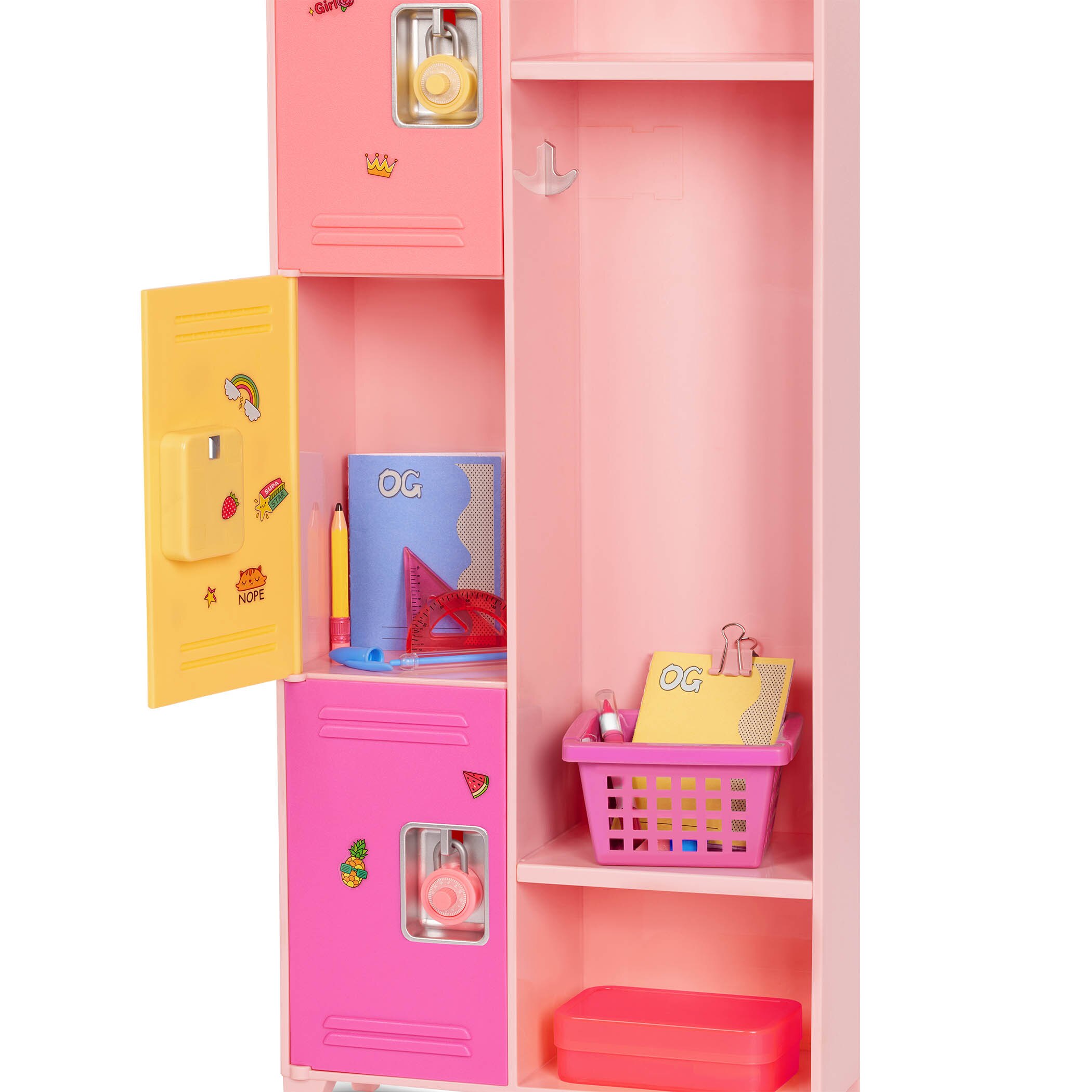 Set Casillero de Colegio y Accesorios Our Generation 10