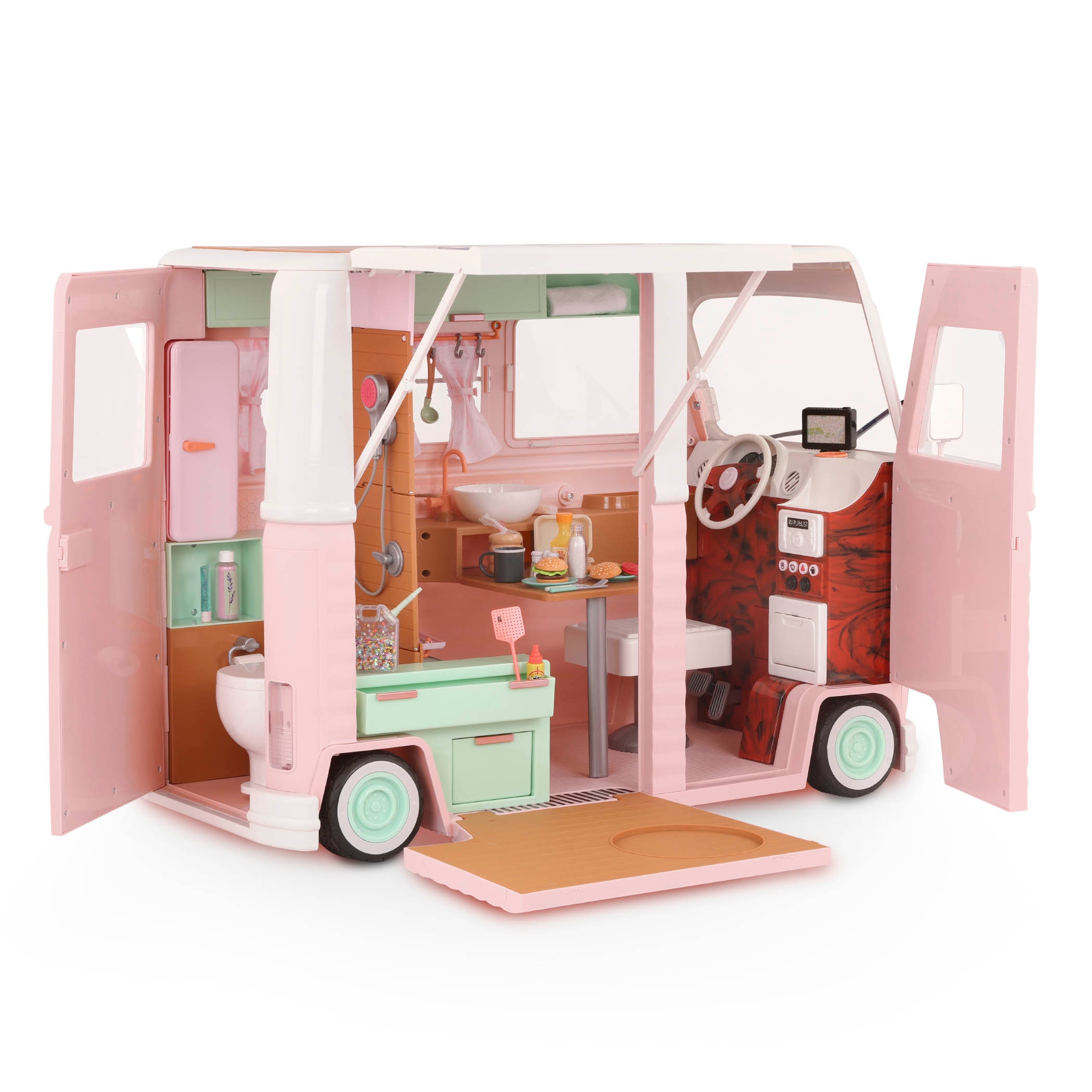 Set Caravana Rv y Accesorios con Luces y Sonidos Our Generation 21