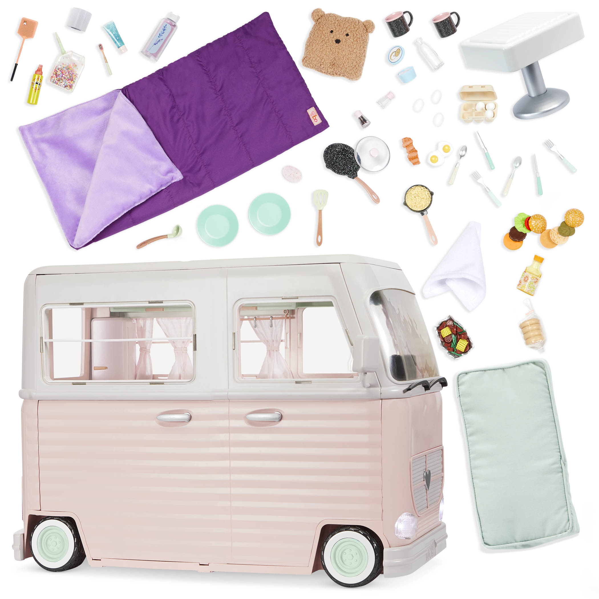 Set Caravana Rv y Accesorios con Luces y Sonidos Our Generation 32