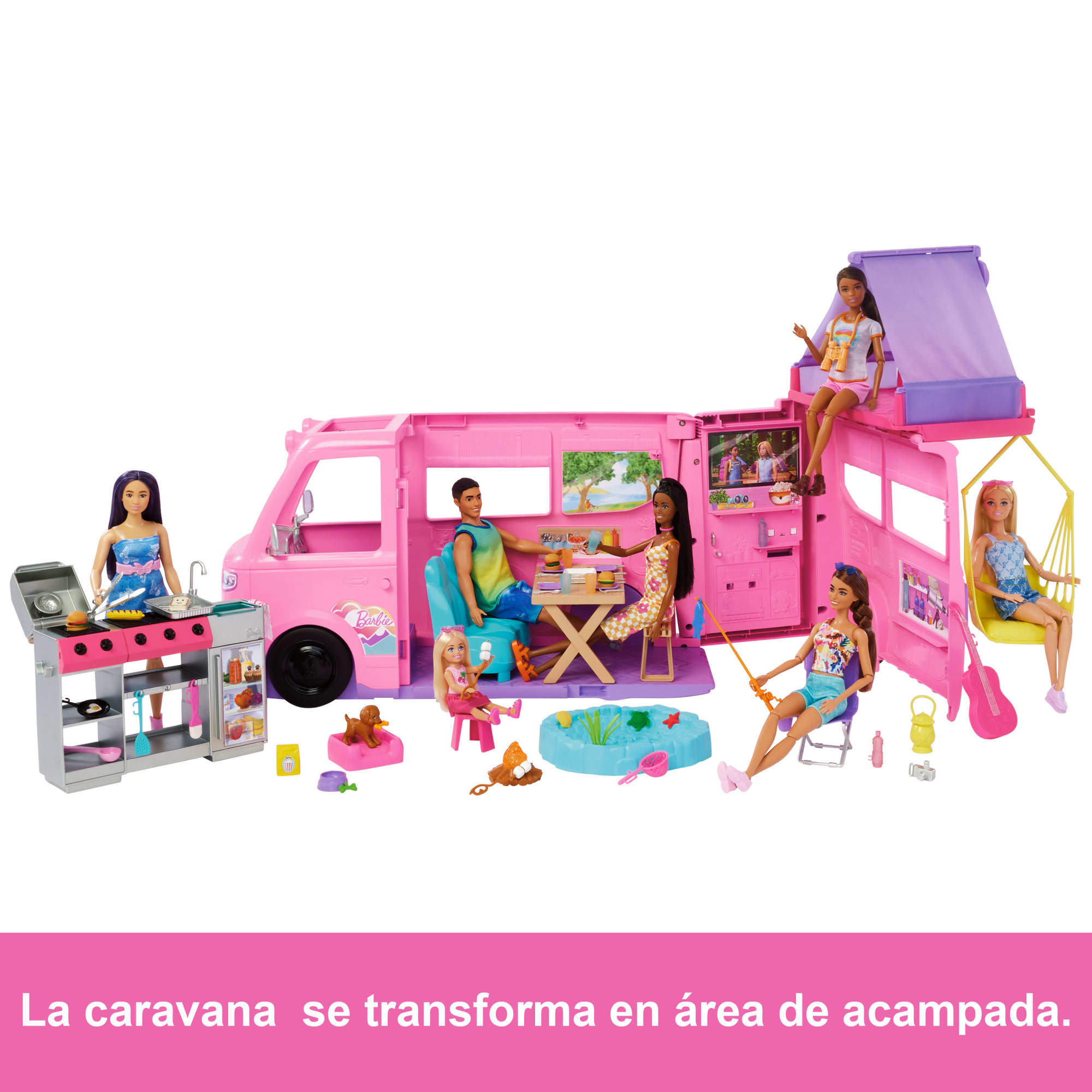 Súper Caravana Dream Camper Barbie 4