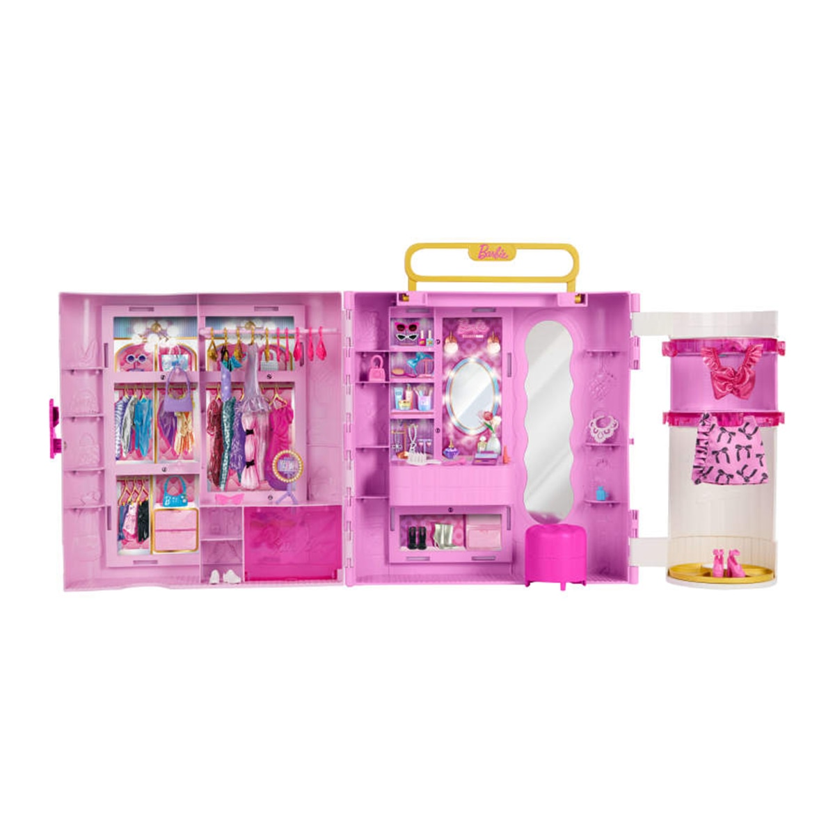 Imagen 0 de Armario Deluxe con estilo para ropa de muñecas Barbie Mattel