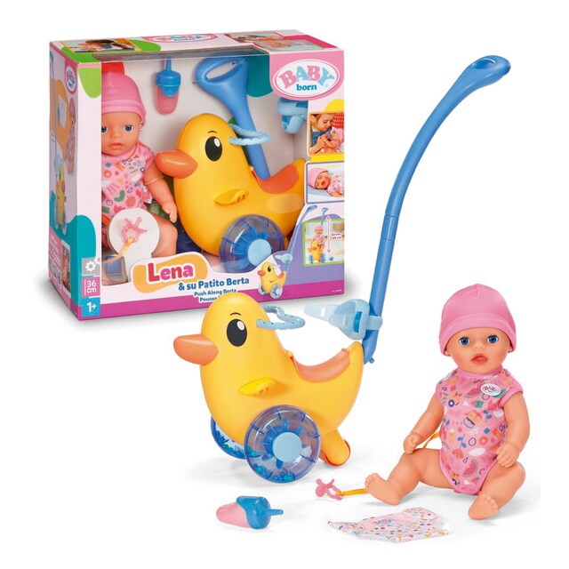 Imagen 0 de Muñeco bebé Baby Born y patito Berta Funcional Zapf