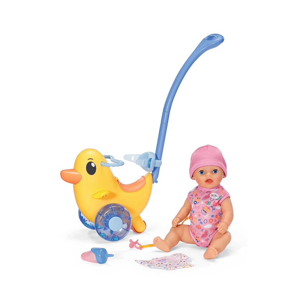 Muñeco bebé Baby Born y patito Berta Funcional Zapf 3