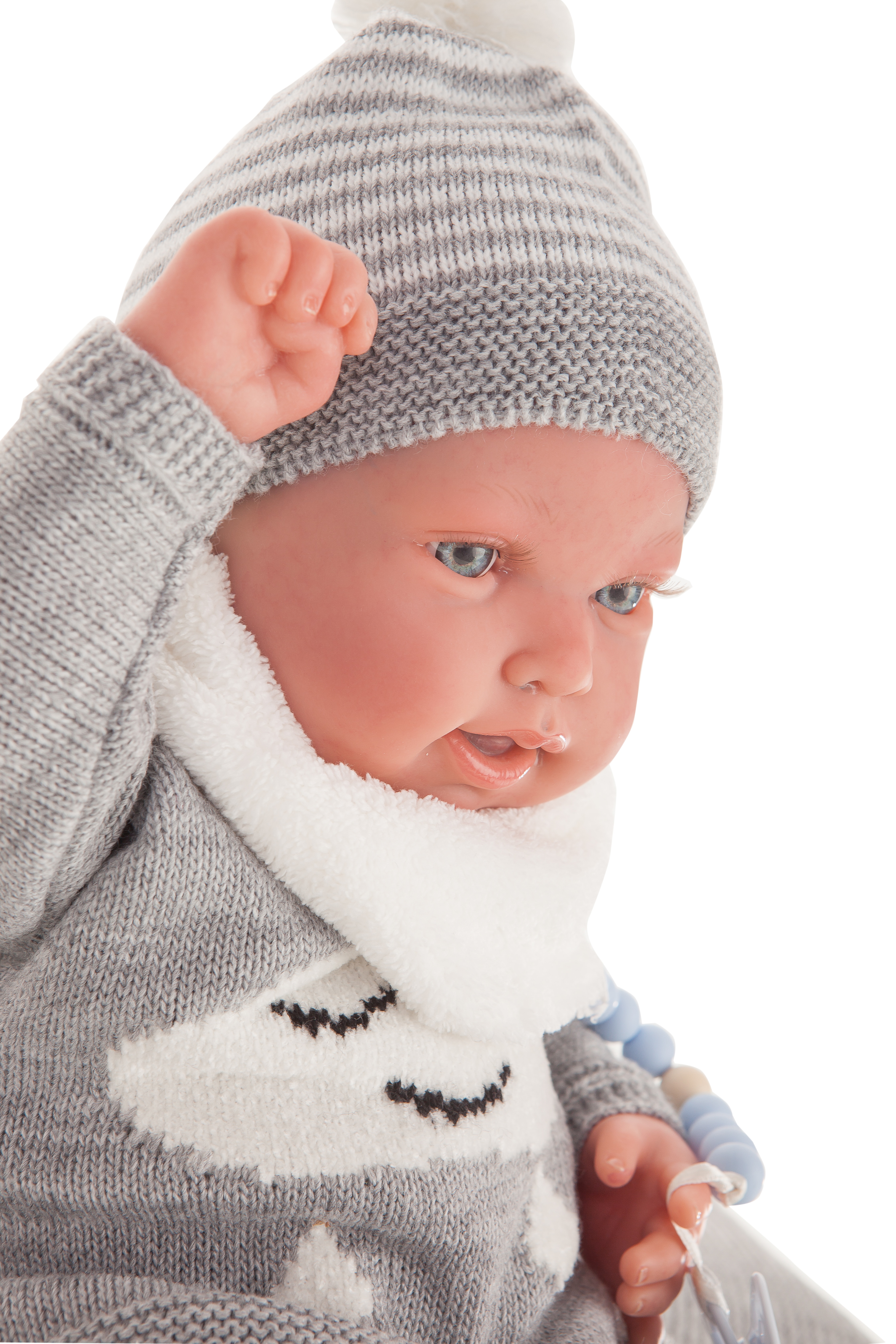 Sweet Reborn Pipo Toquilla Gris 3
