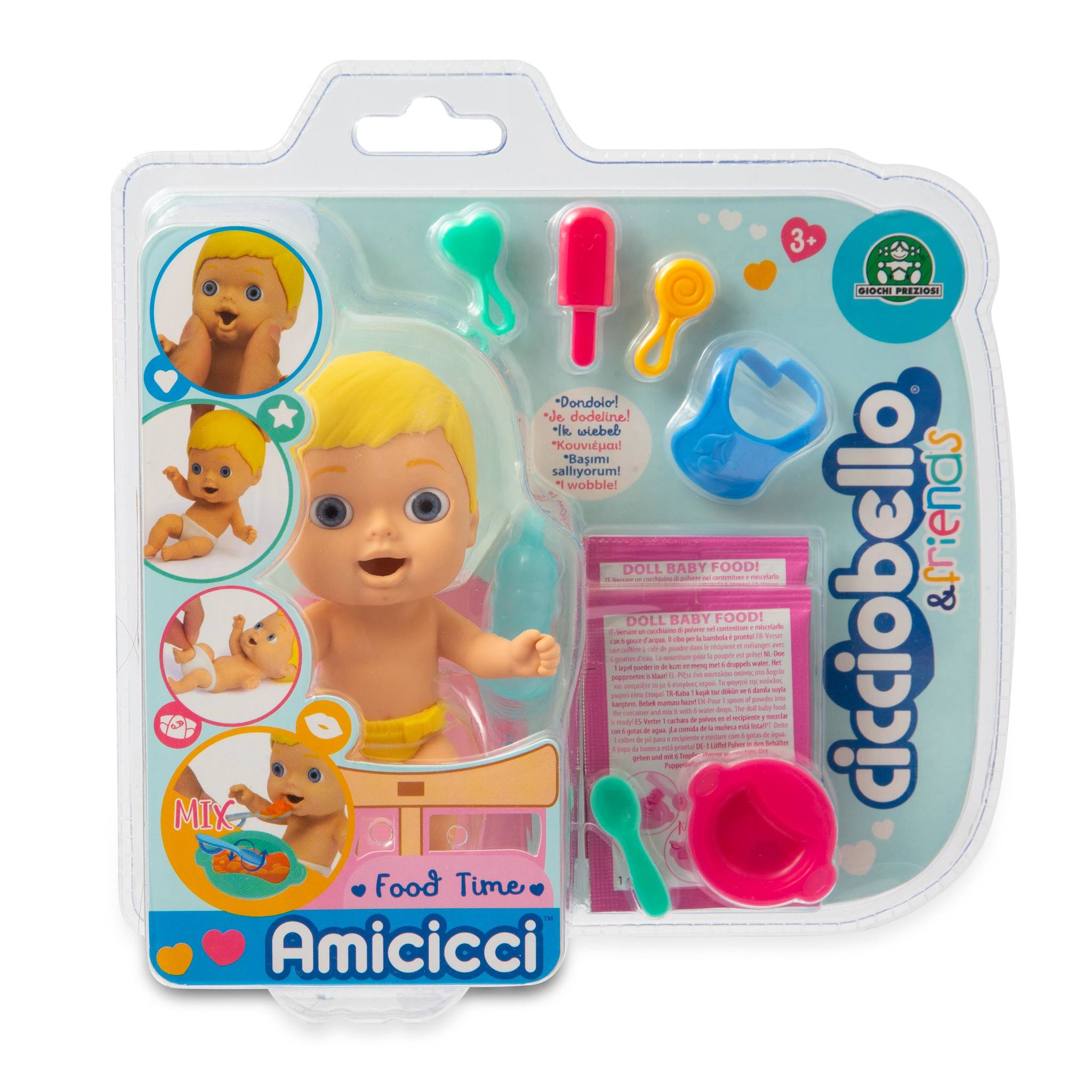 Muñecos bebé surtidos Amicicci Food Time CICCIOBELLO 2