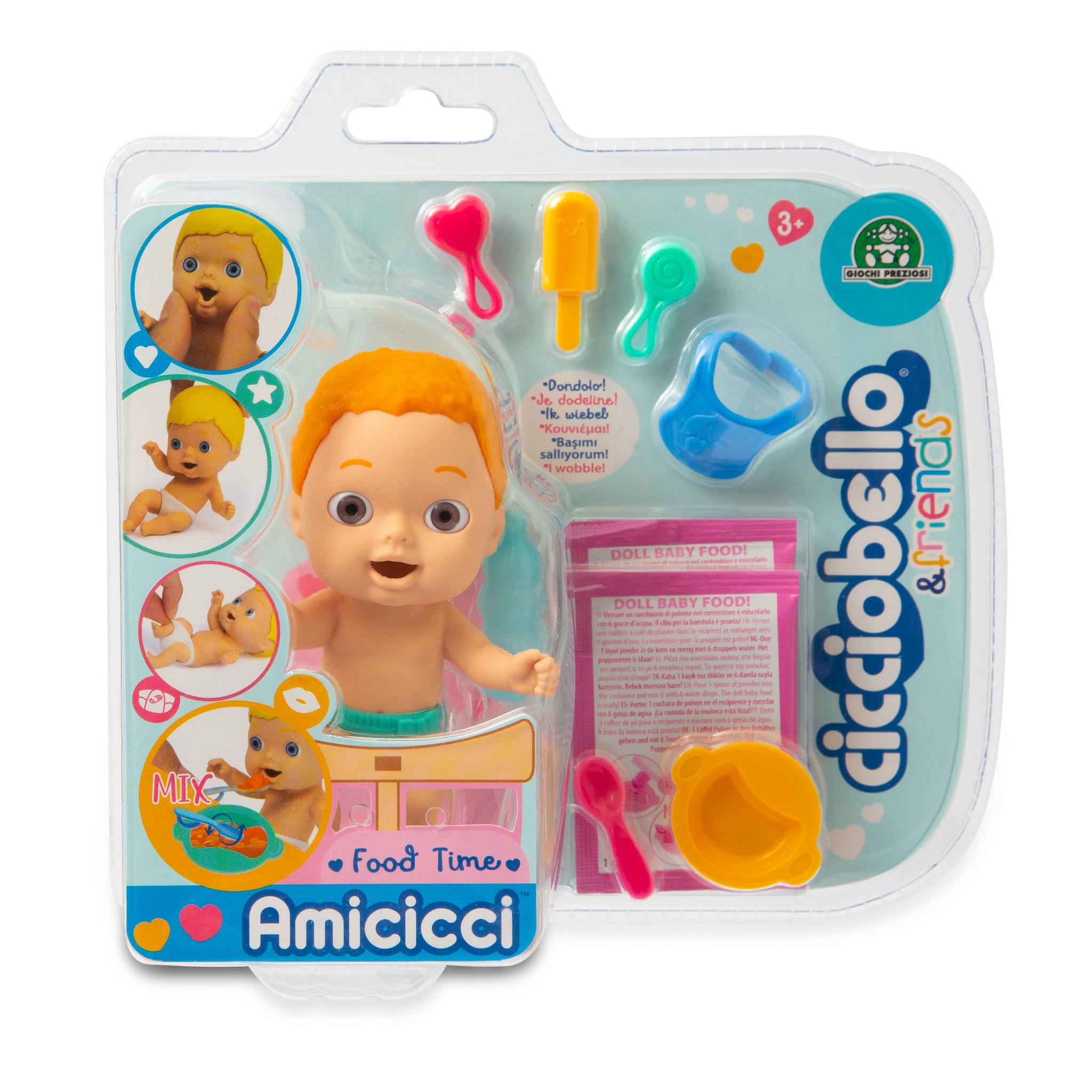 Muñecos bebé surtidos Amicicci Food Time CICCIOBELLO 3