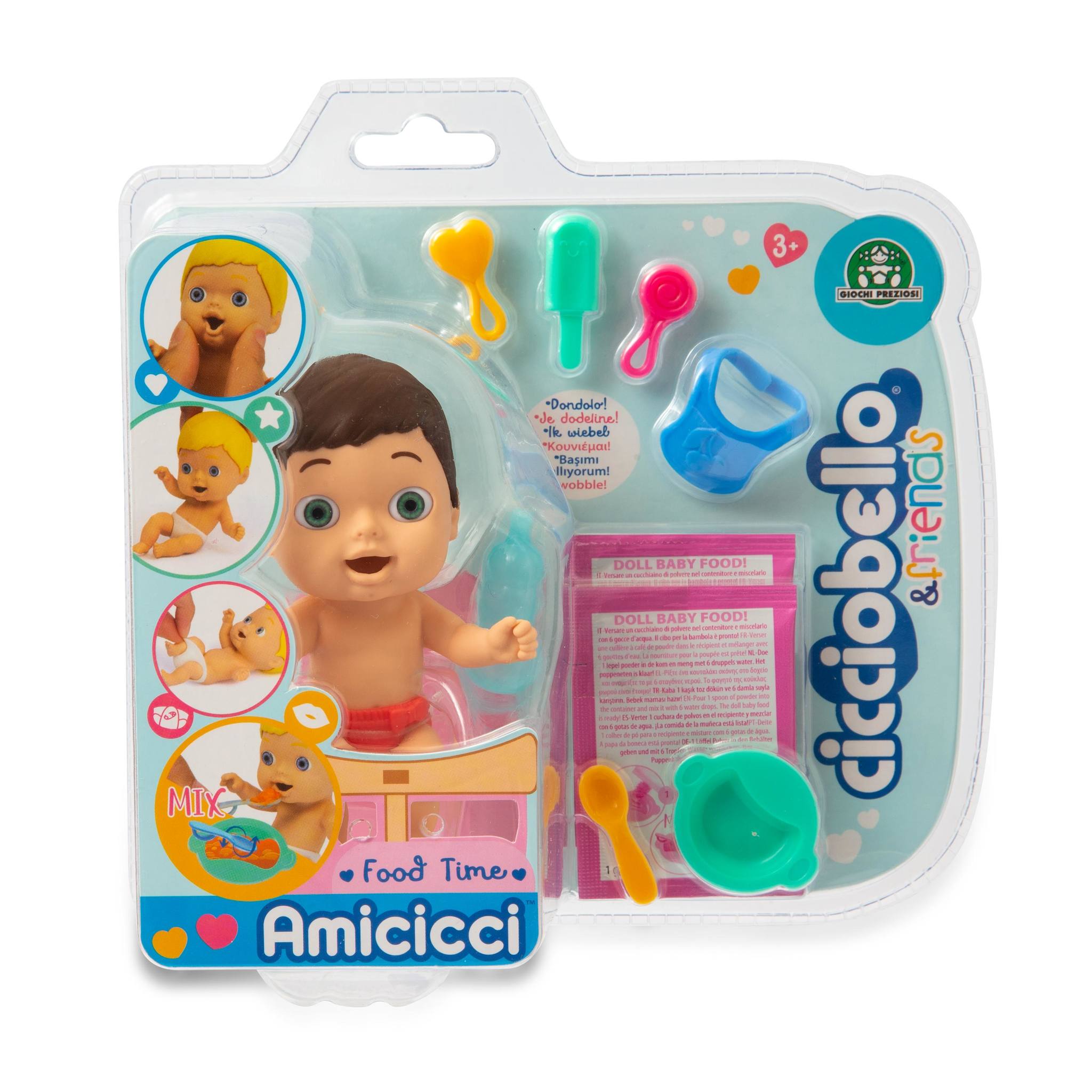 Muñecos bebé surtidos Amicicci Food Time CICCIOBELLO 4