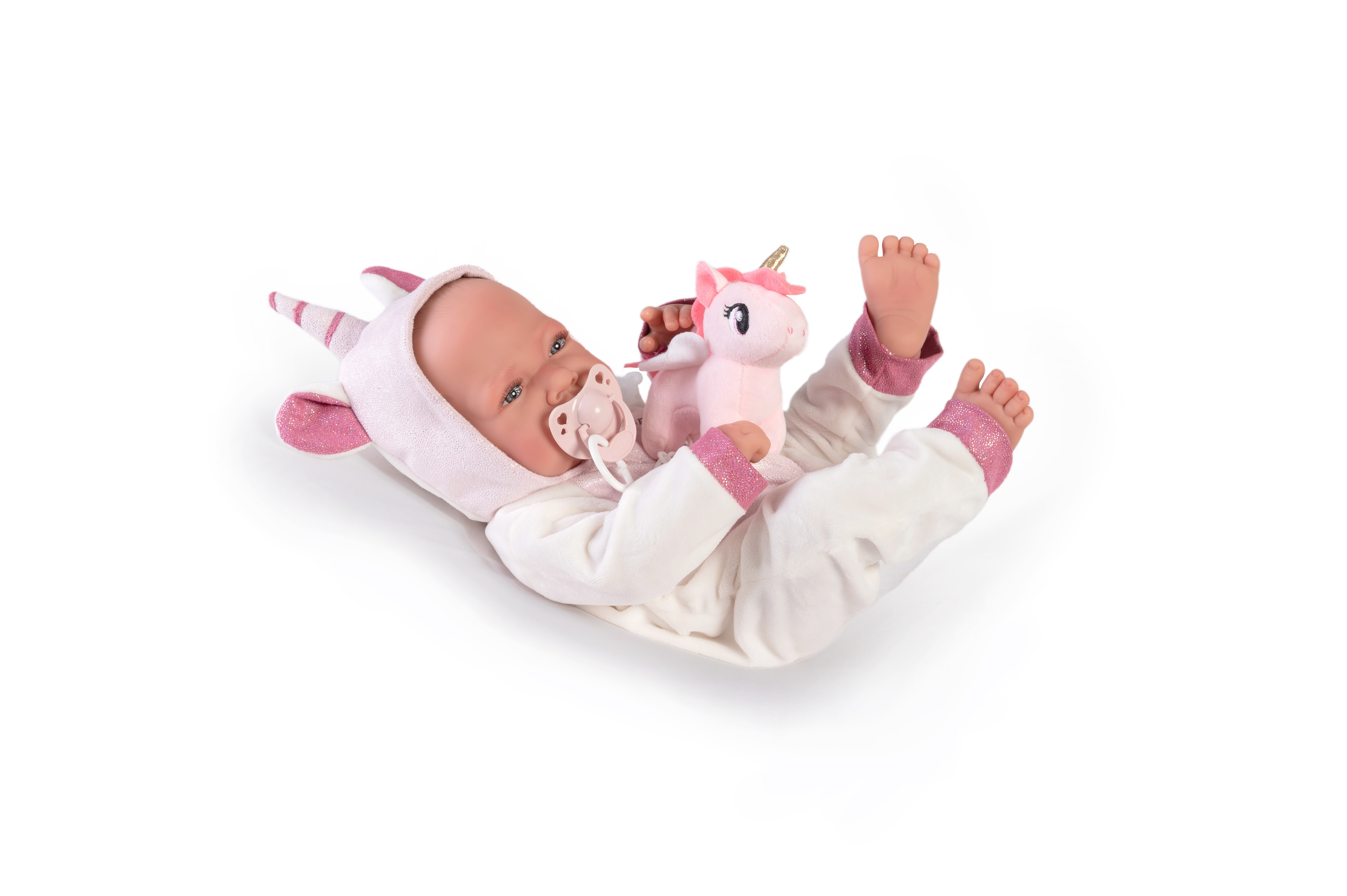 Recién nacida con disfraz de unicornio 4