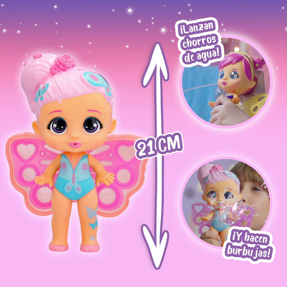 Muñecas fairies magic bubbles Bloopies 3