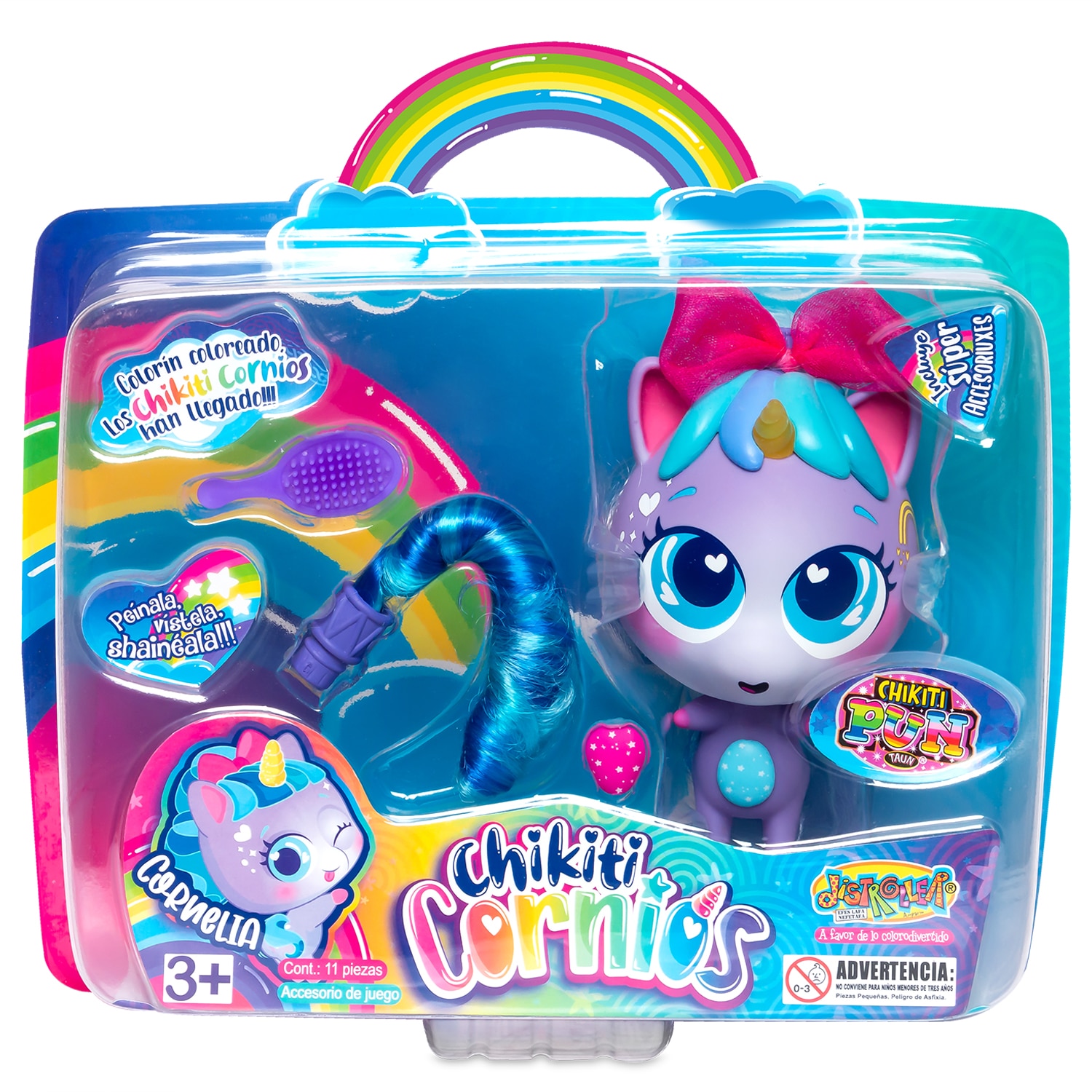 Muñeco Chikiticornio Cornelia Lila 2