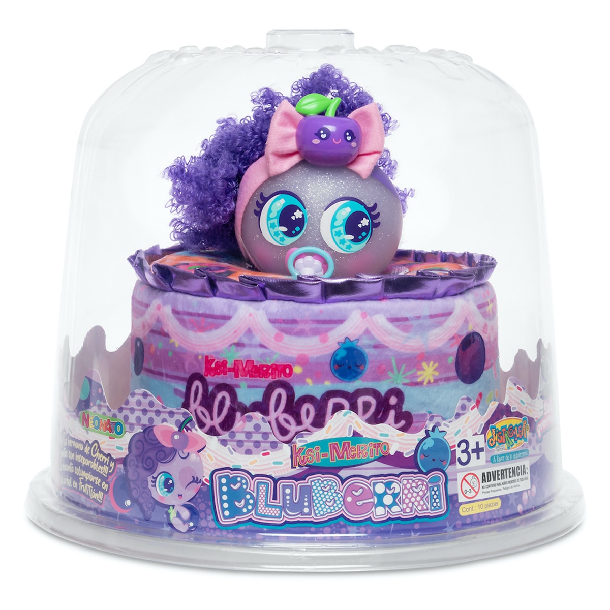 Muñeco Bebé Ksi Berries Blueberri Morado 2
