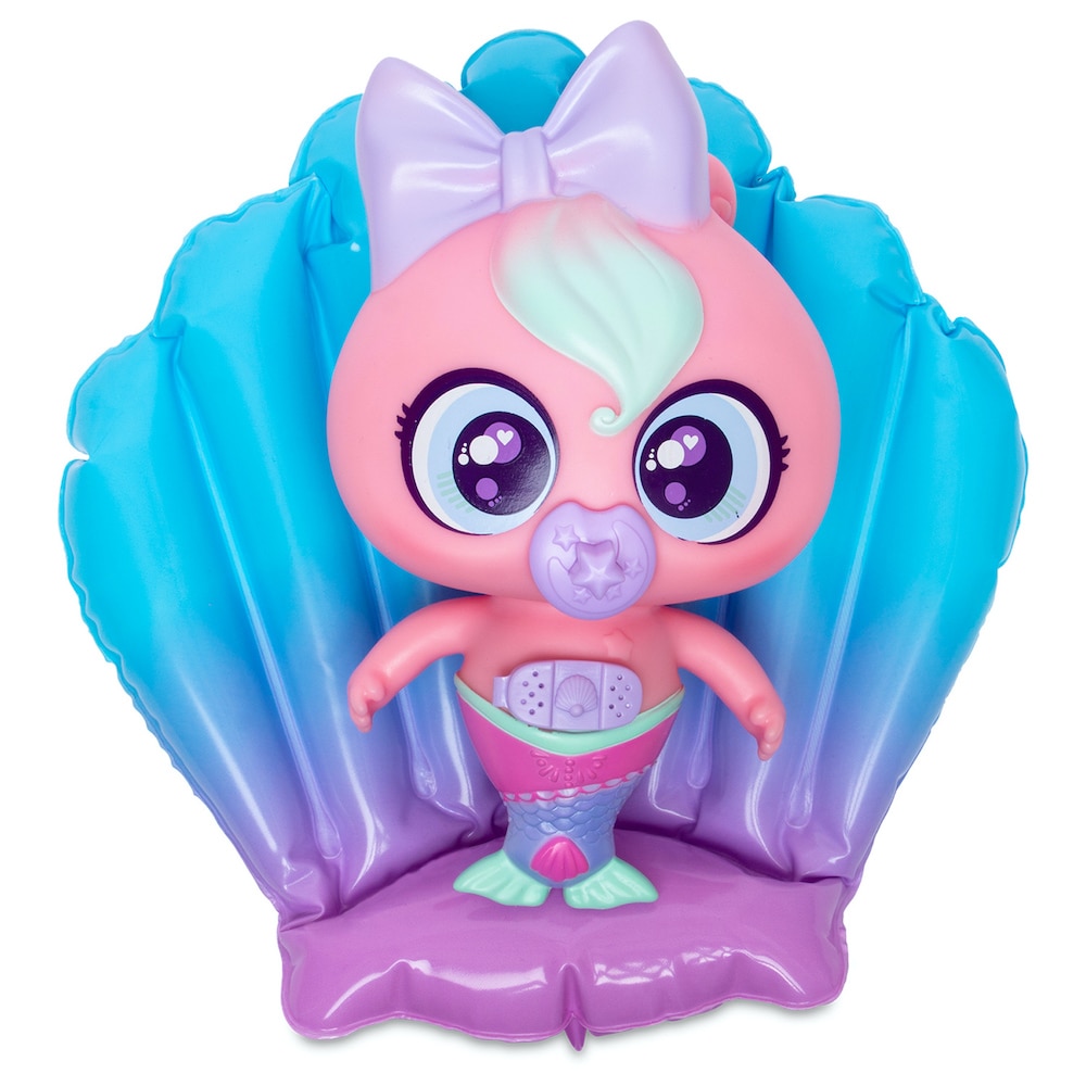 Muñeco bebé Neoflobbi Sirena Flobbirena rosa 4