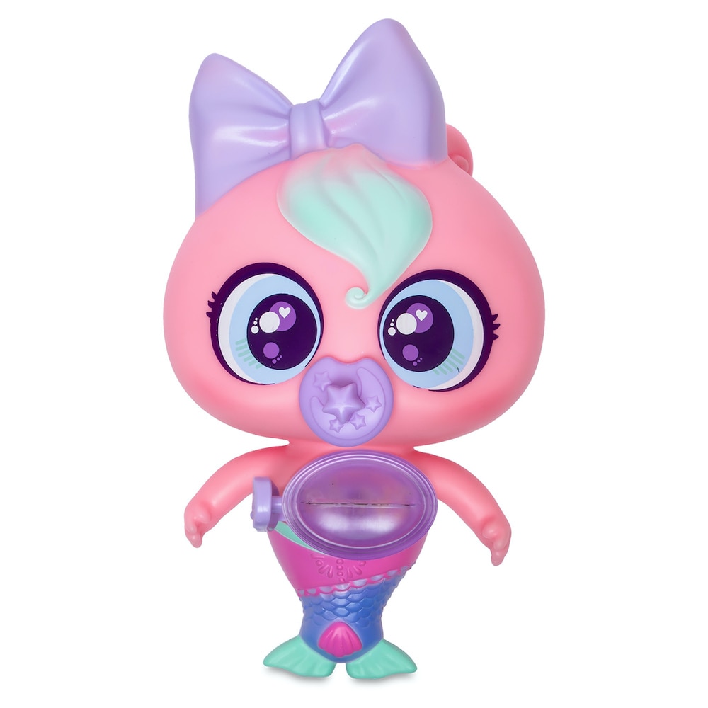 Muñeco bebé Neoflobbi Sirena Flobbirena rosa 5