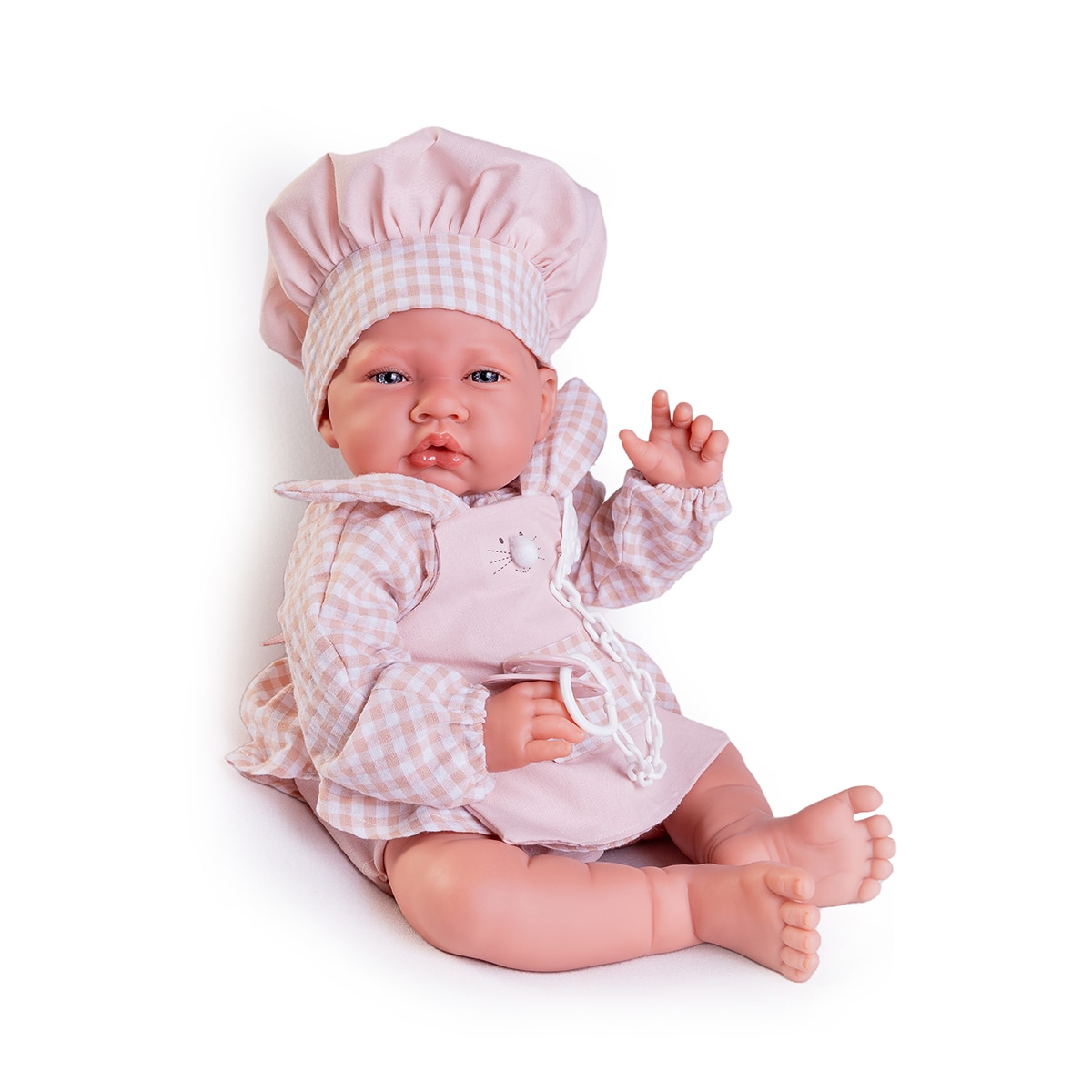 Muñecas Antonio Juan – Muñeca Recién Nacida cocinera con delantal para ti Muñecas Antonio Juan.