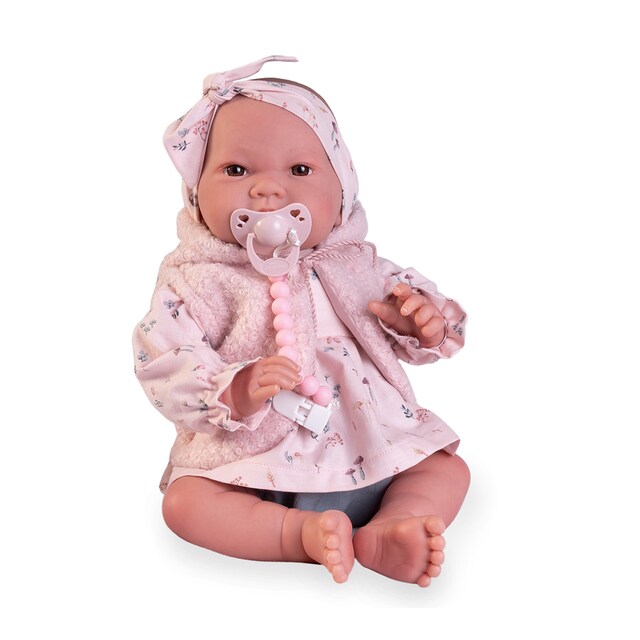 Imagen 0 de Muñeca Sweet Reborn Nica con chaleco y lazo Muñecas Antonio Juan